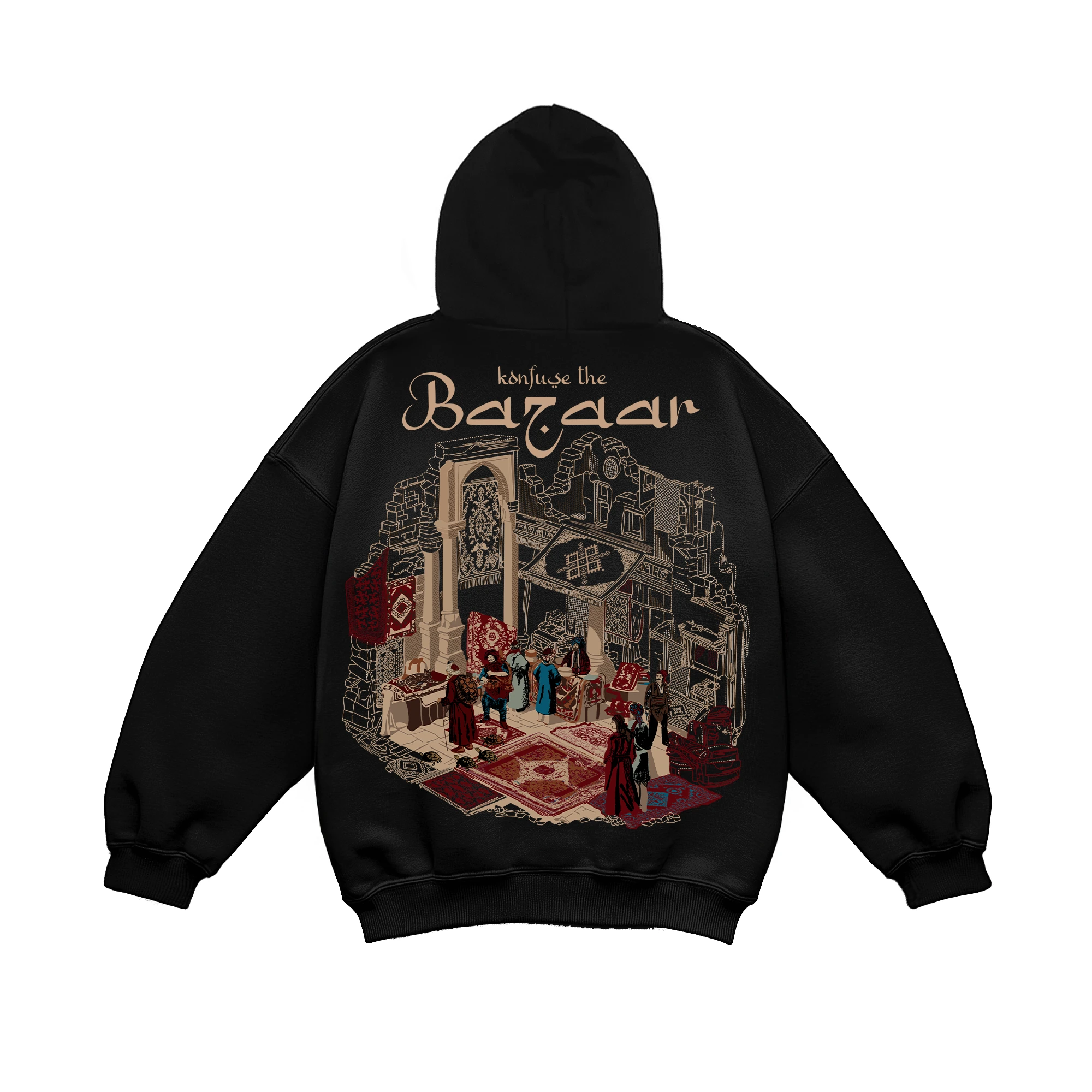 THE BAZAAR HOODIE SIYAH