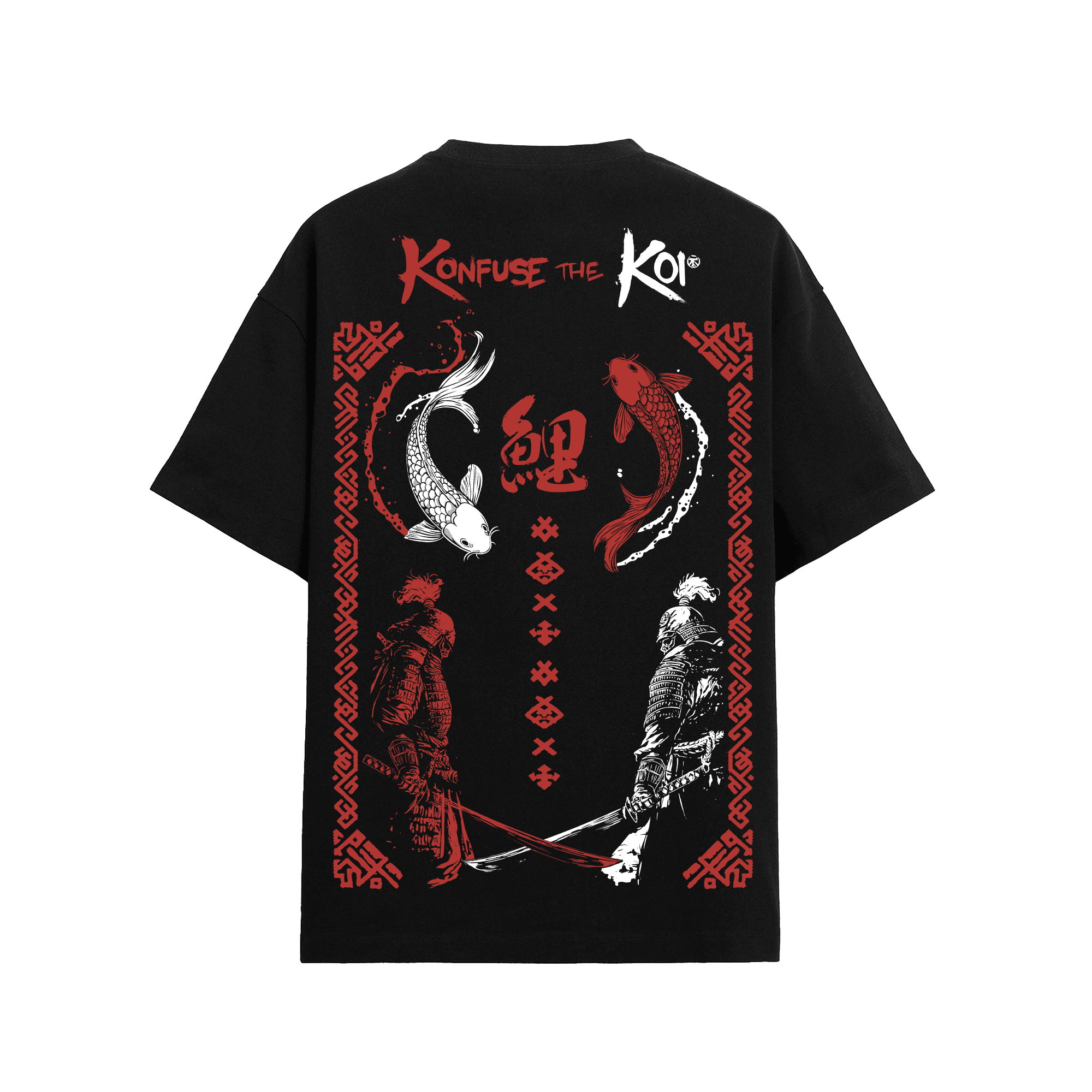 THE KOI T-SHIRT-SİYAH