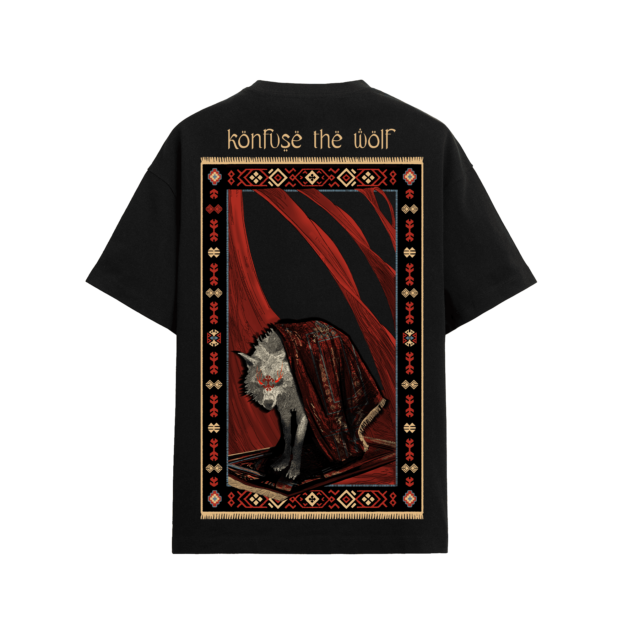 THE WOLF T-SHIRT SİYAH