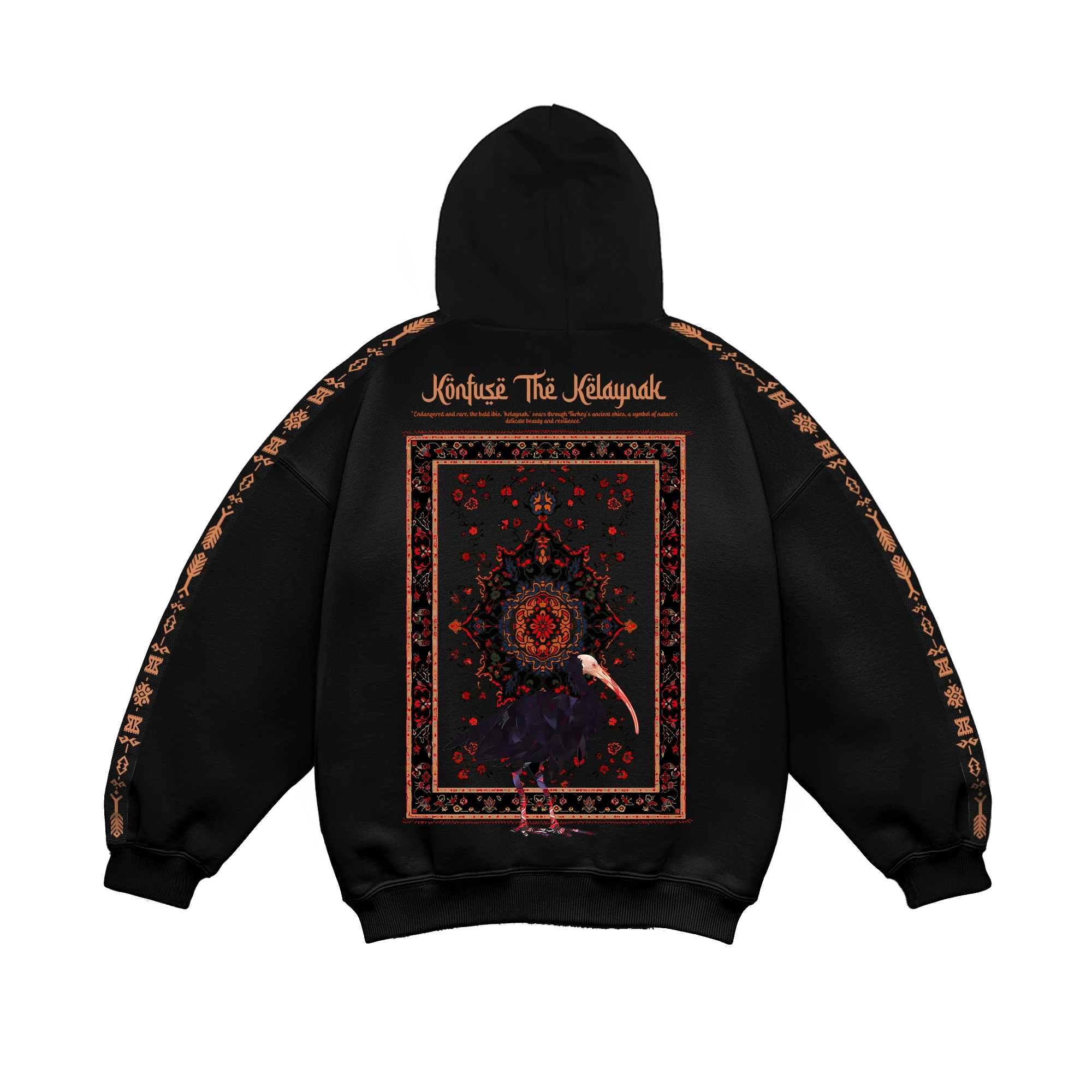 THE KELAYNAK ZIP HOODIE SIYAH