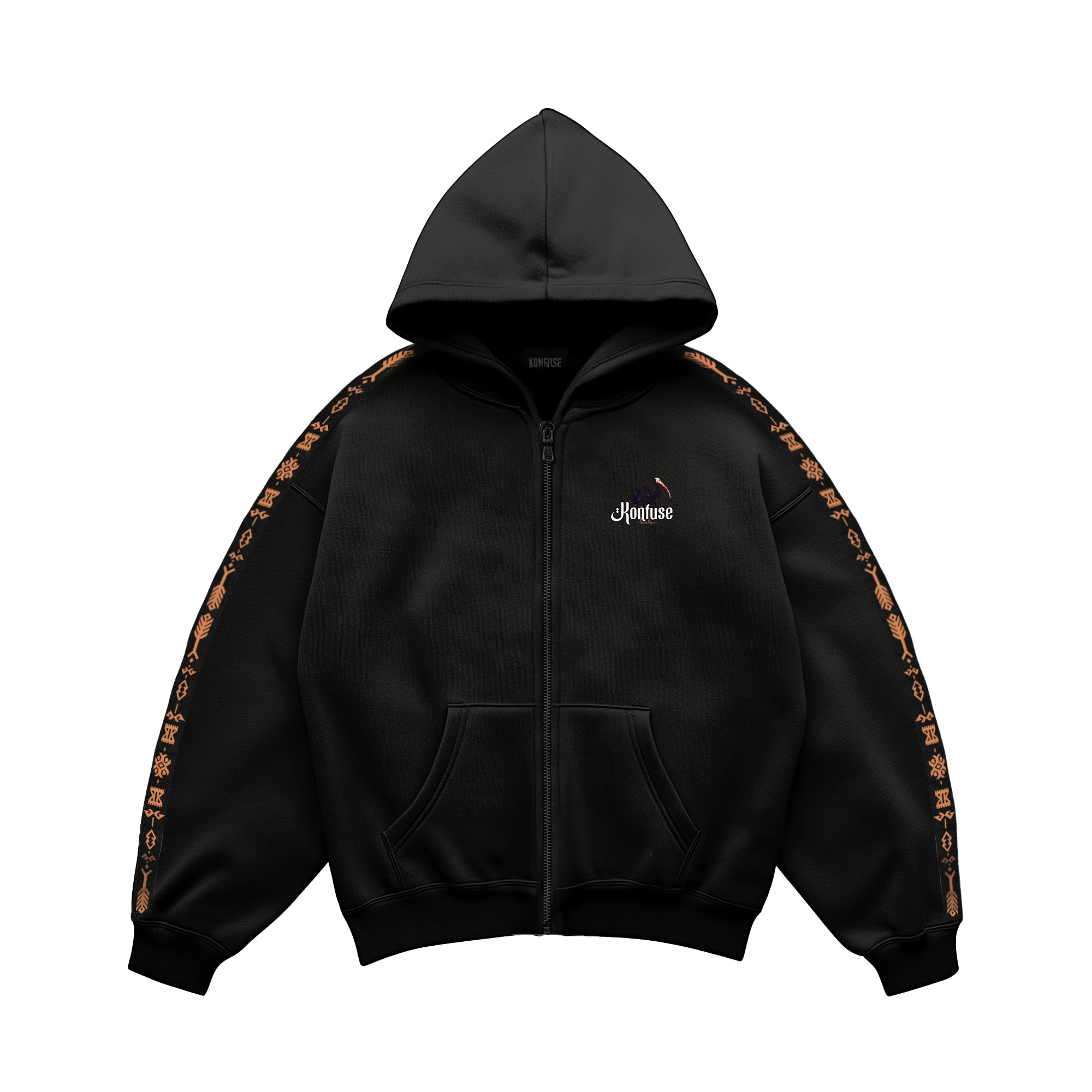 THE KELAYNAK ZIP HOODIE SIYAH
