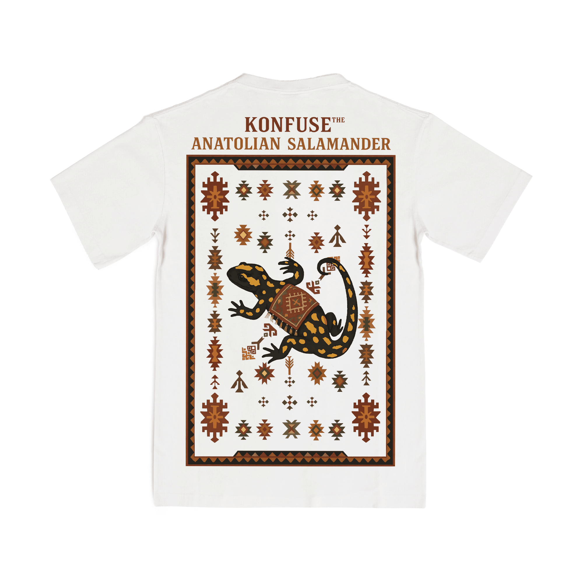 THE ANATOLIAN SALAMANDER T-SHIRT BEYAZ