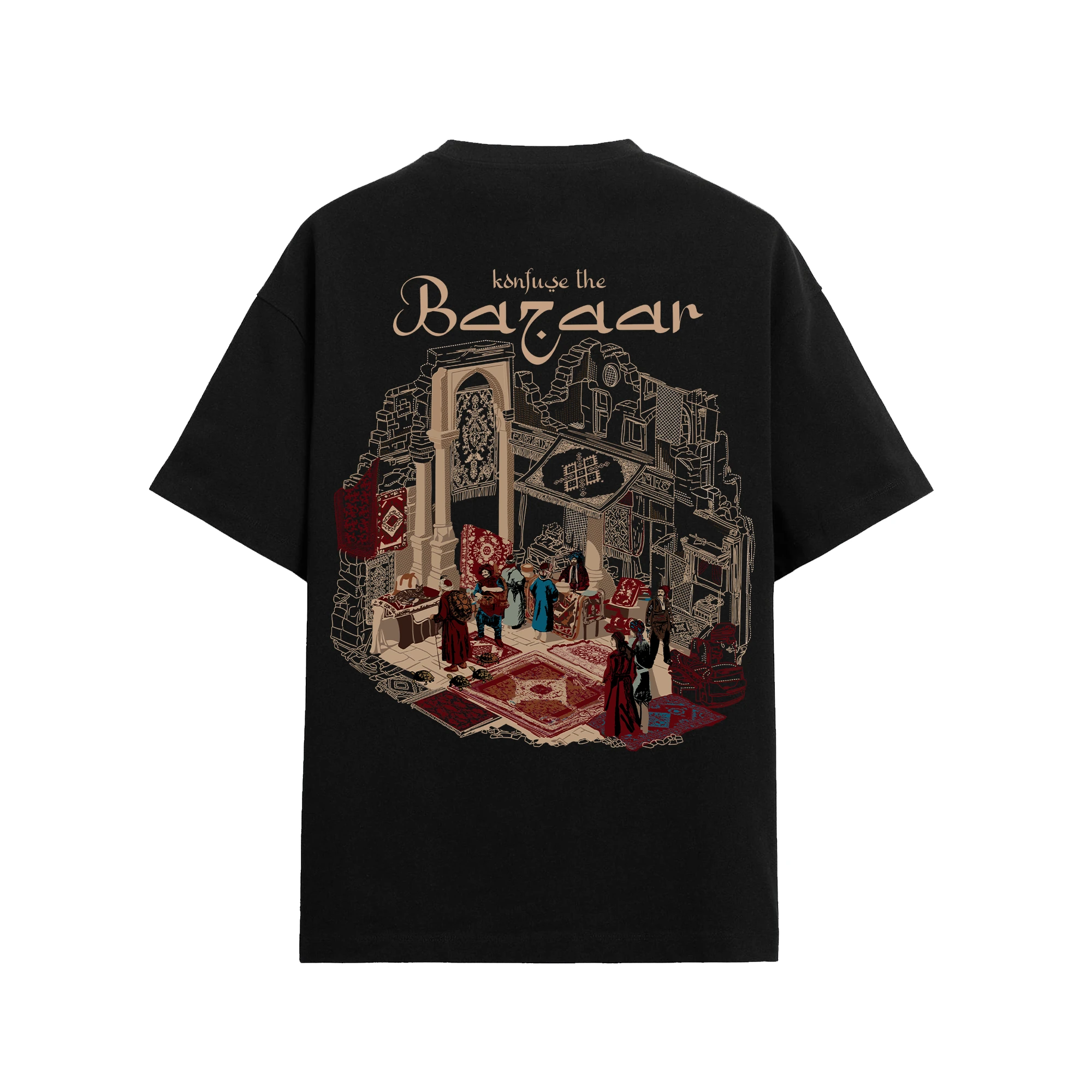 THE BAZAAR T-SHIRT SIYAH