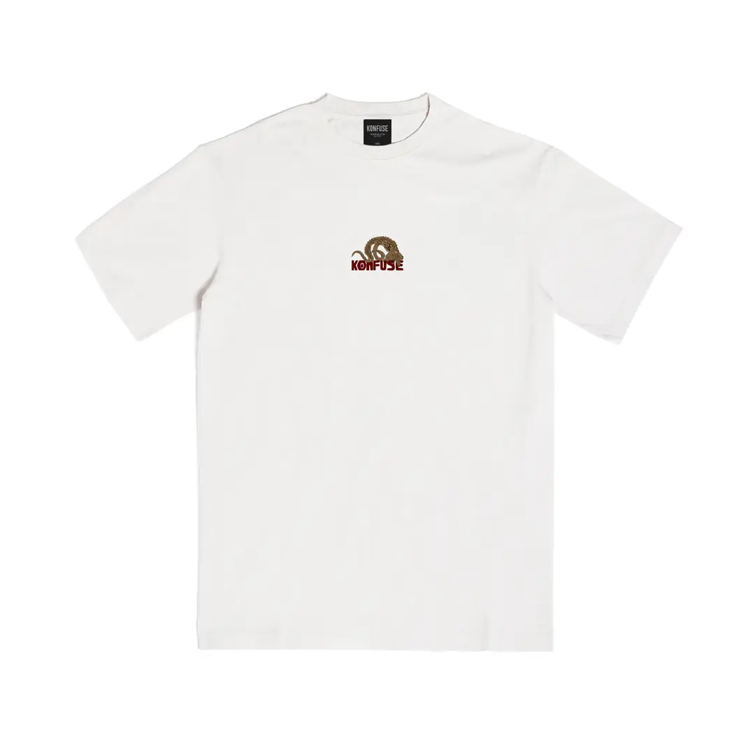 THE WILD GOAT T-SHIRT BEYAZ