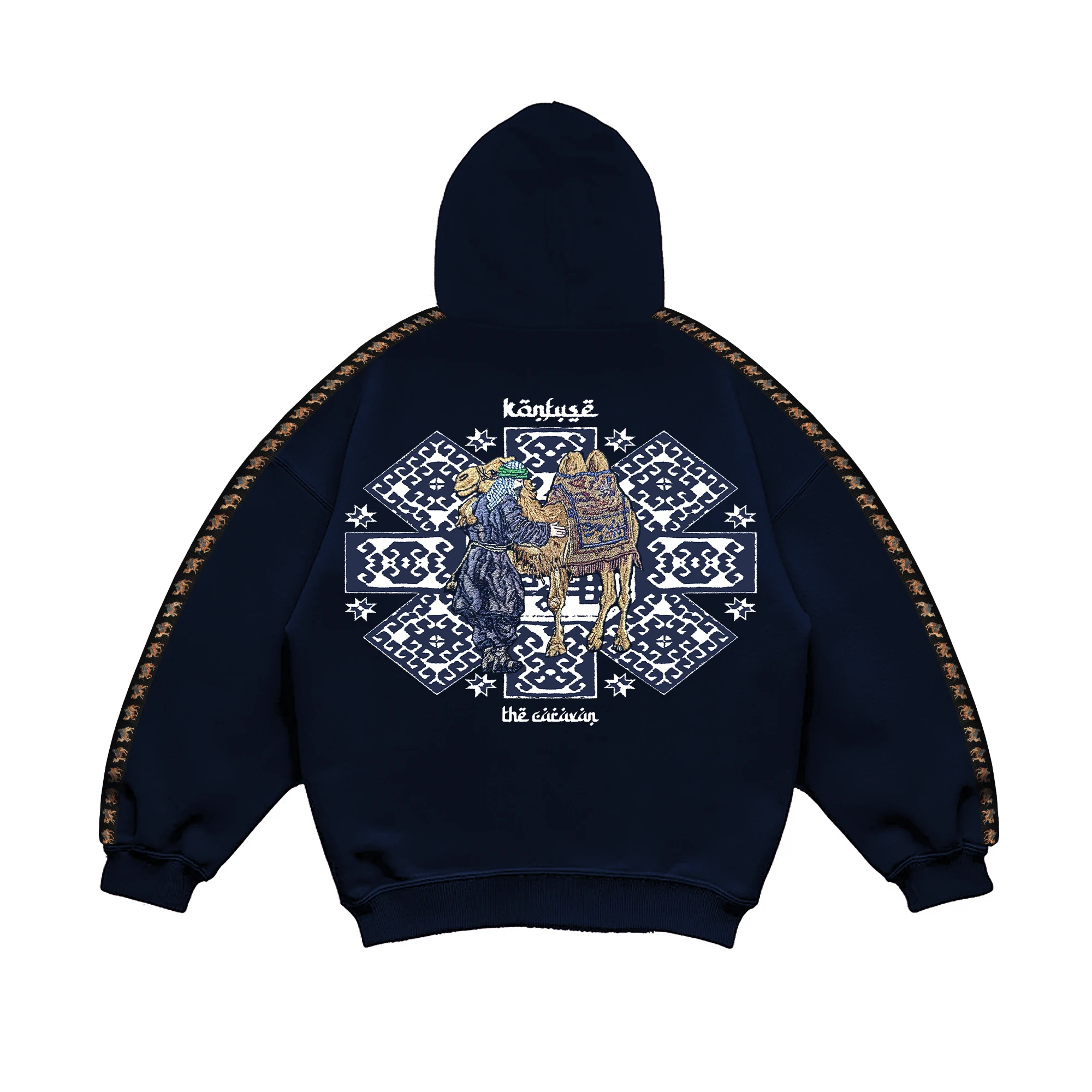 THE CARAVAN HOODIE LACIVERT