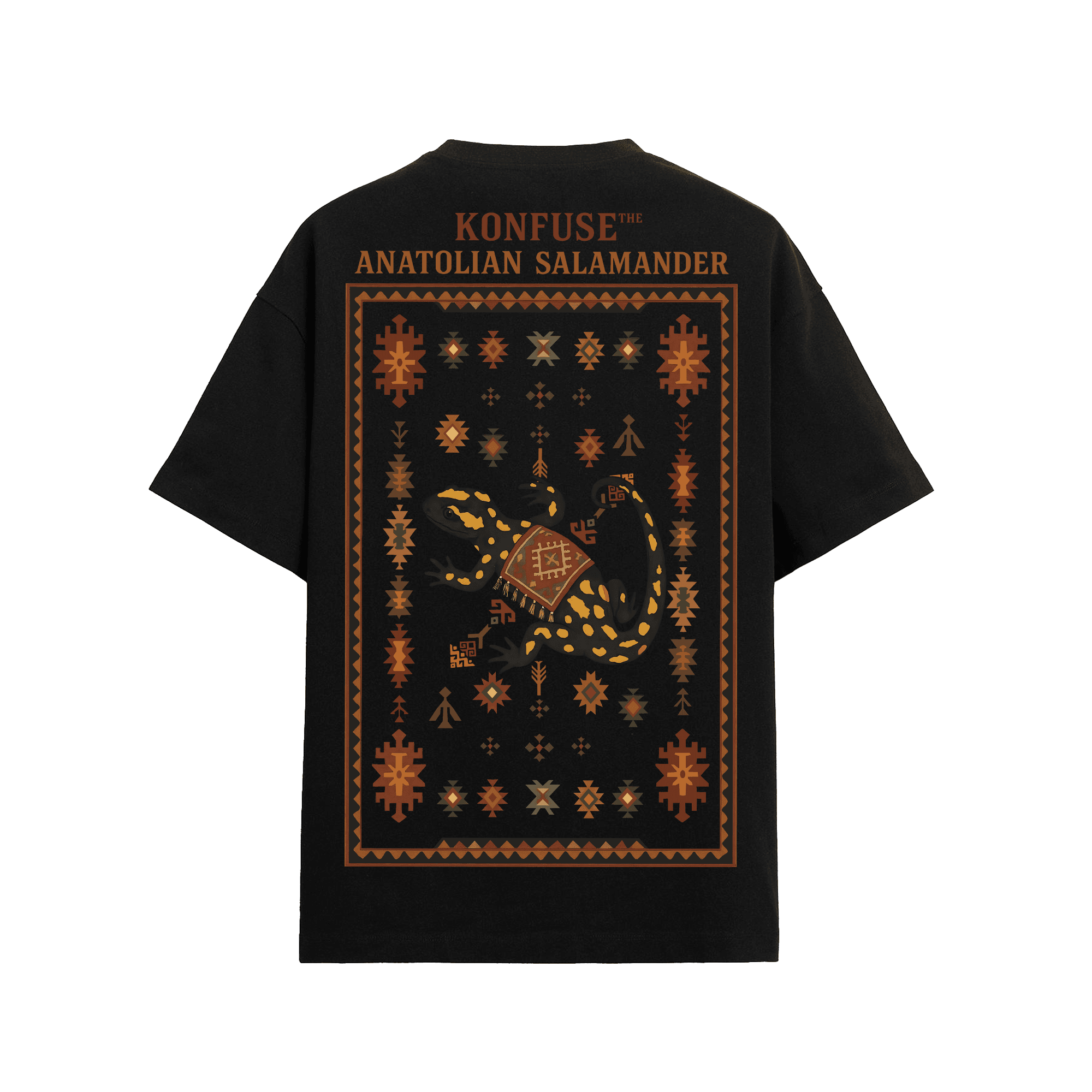 THE ANATOLIAN SALAMANDER T-SHIRT SİYAH