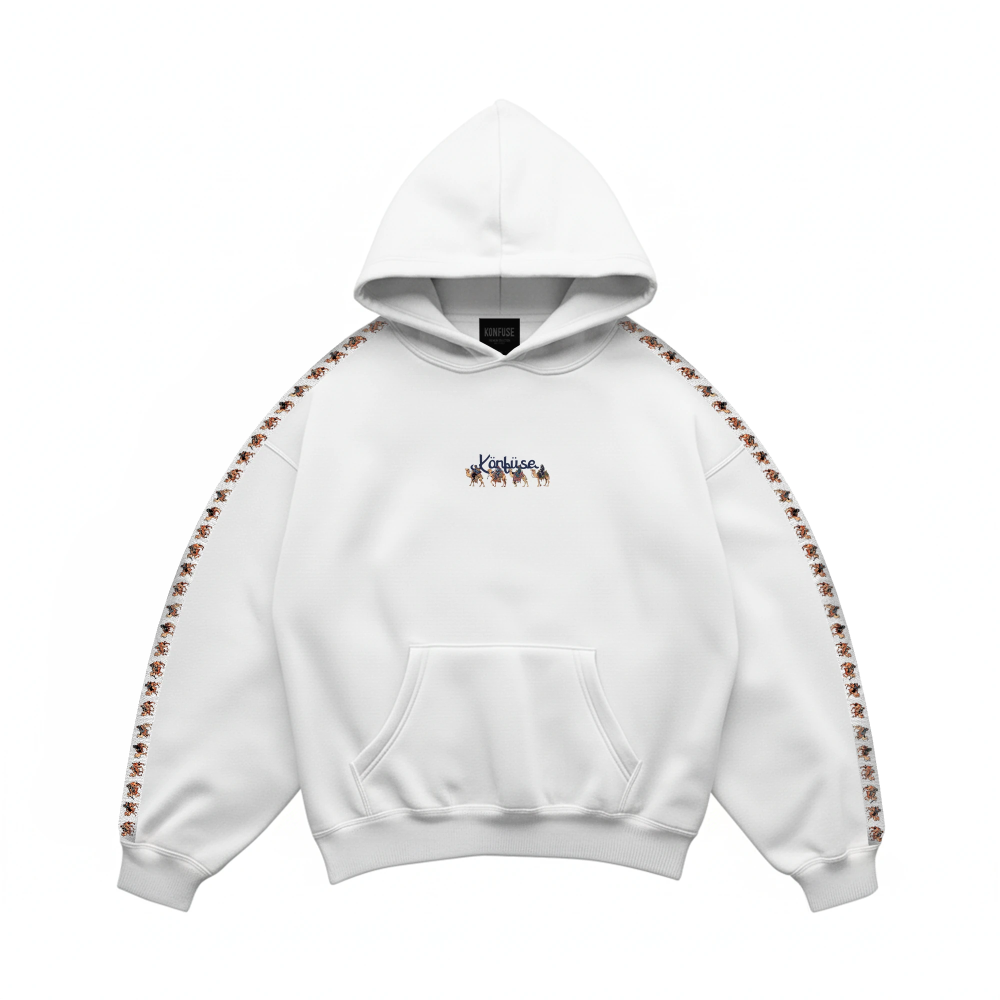 THE CARAVAN HOODIE BEYAZ