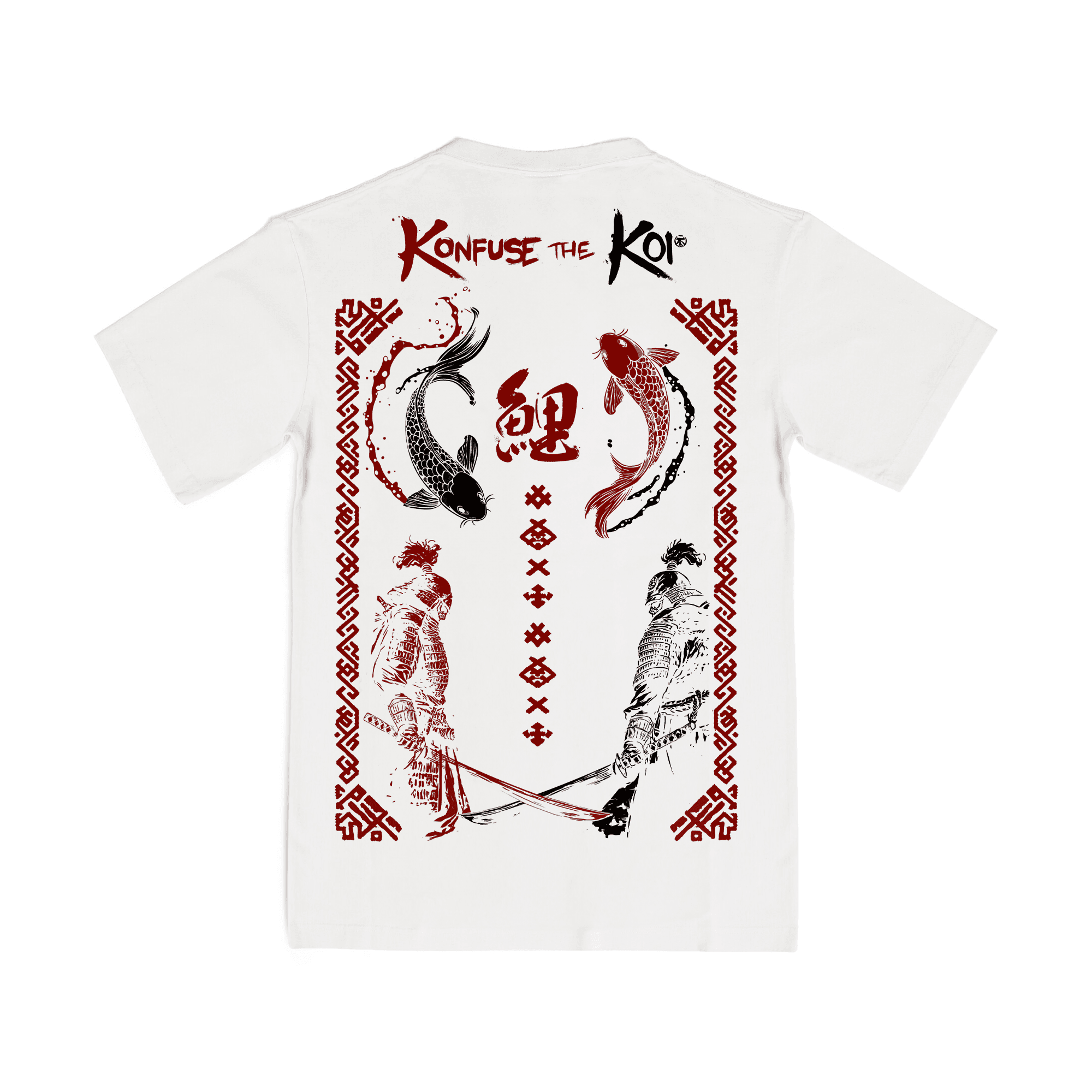 THE KOI T-SHIRT-BEYAZ