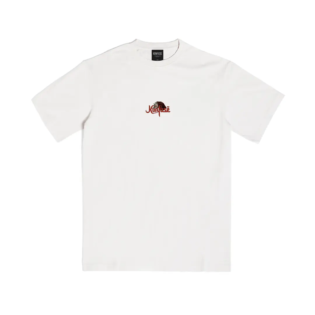THE WOLF T-SHIRT BEYAZ