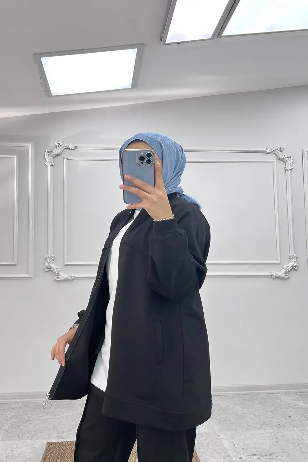 İki İplik Penye Kumaş Fermuarlı İkili Takım 10548