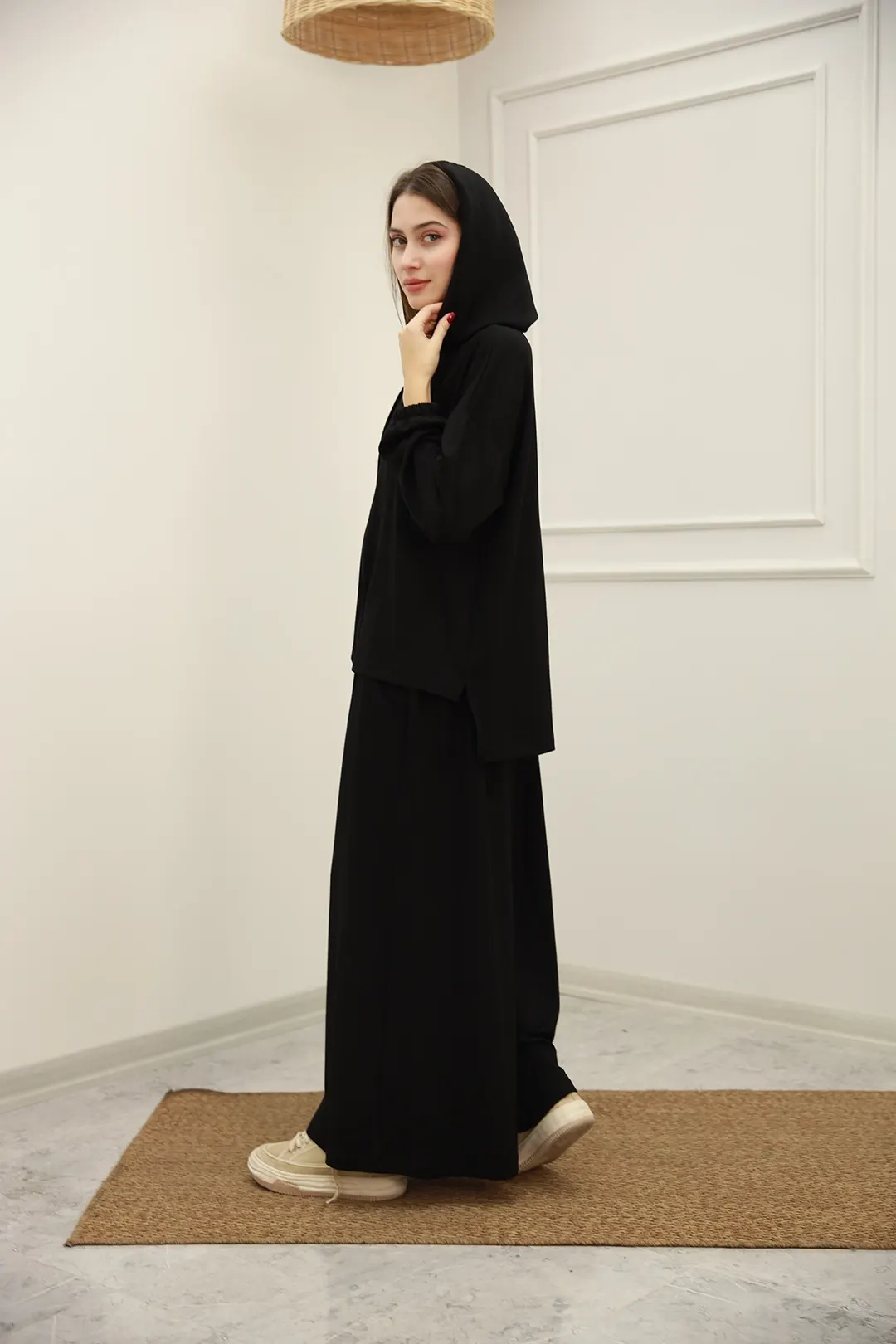 Toptan Oysho Kumaş Kapşonlu İkili Takım