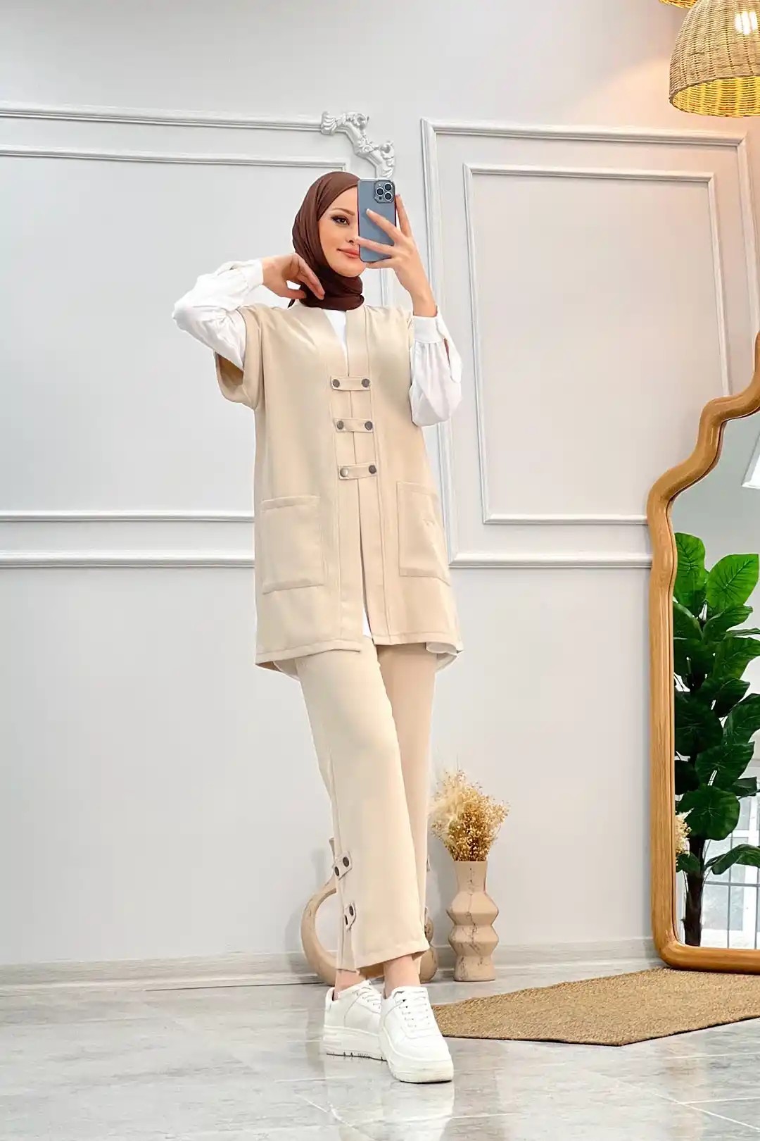 Toptan Kumlu Krep Kumaş İçlik Jessica Kumaş Üçlü Takım