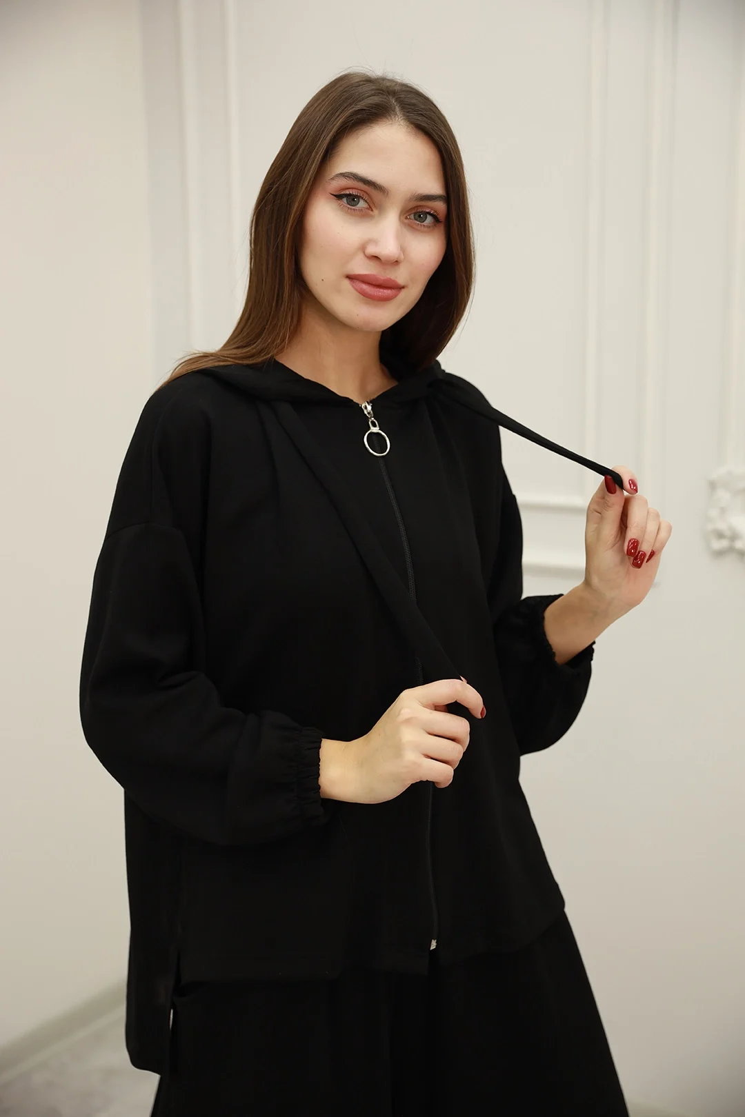 Toptan Oysho Kumaş Kapşonlu İkili Takım