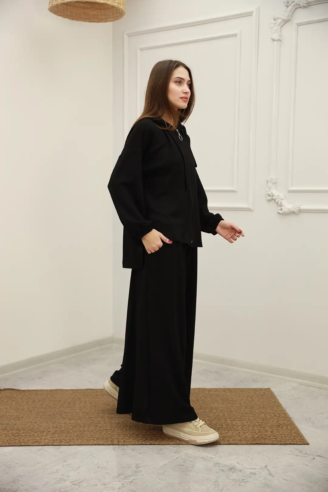 Toptan Oysho Kumaş Kapşonlu İkili Takım