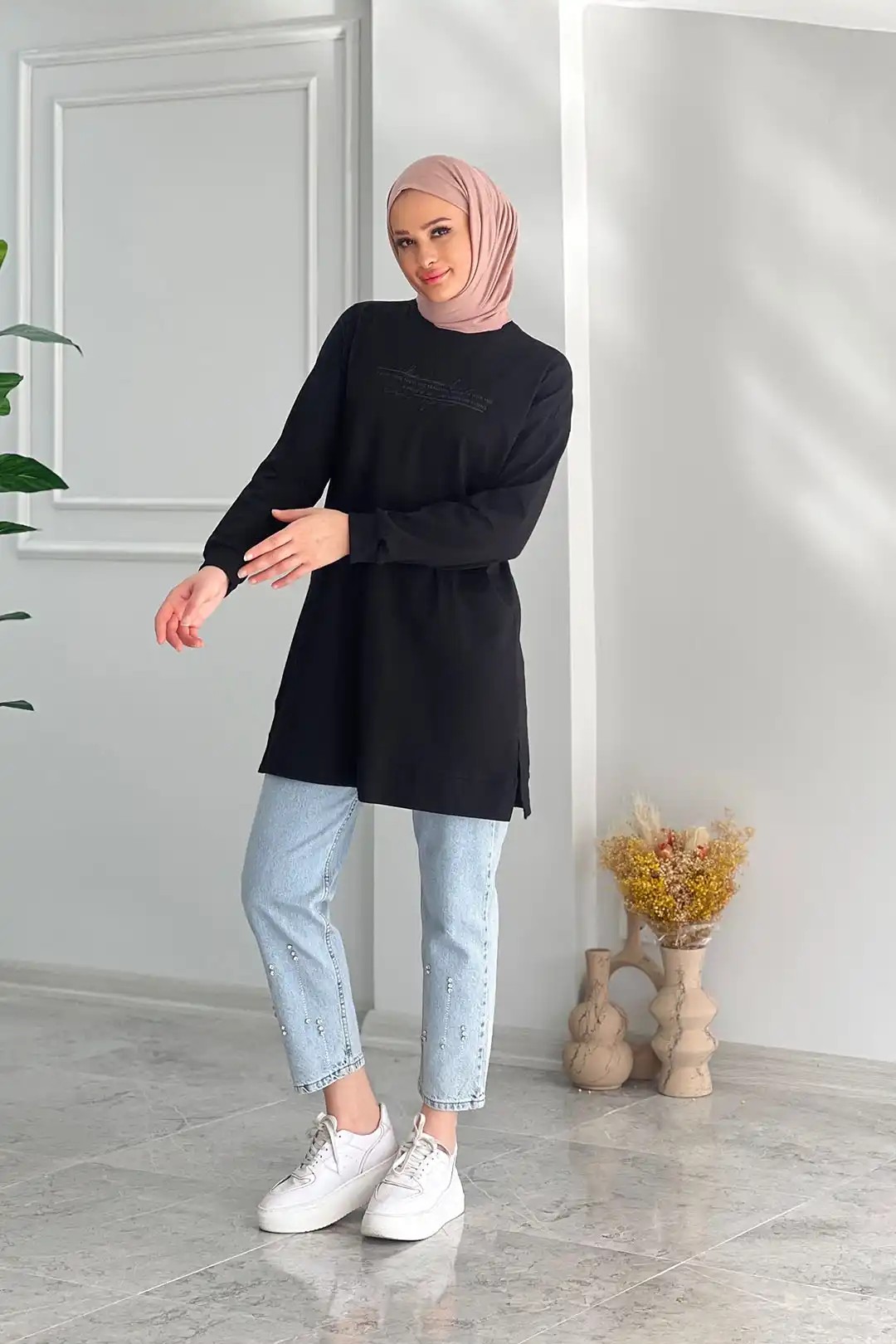 Toptan İki İplik Kumaş Tunik