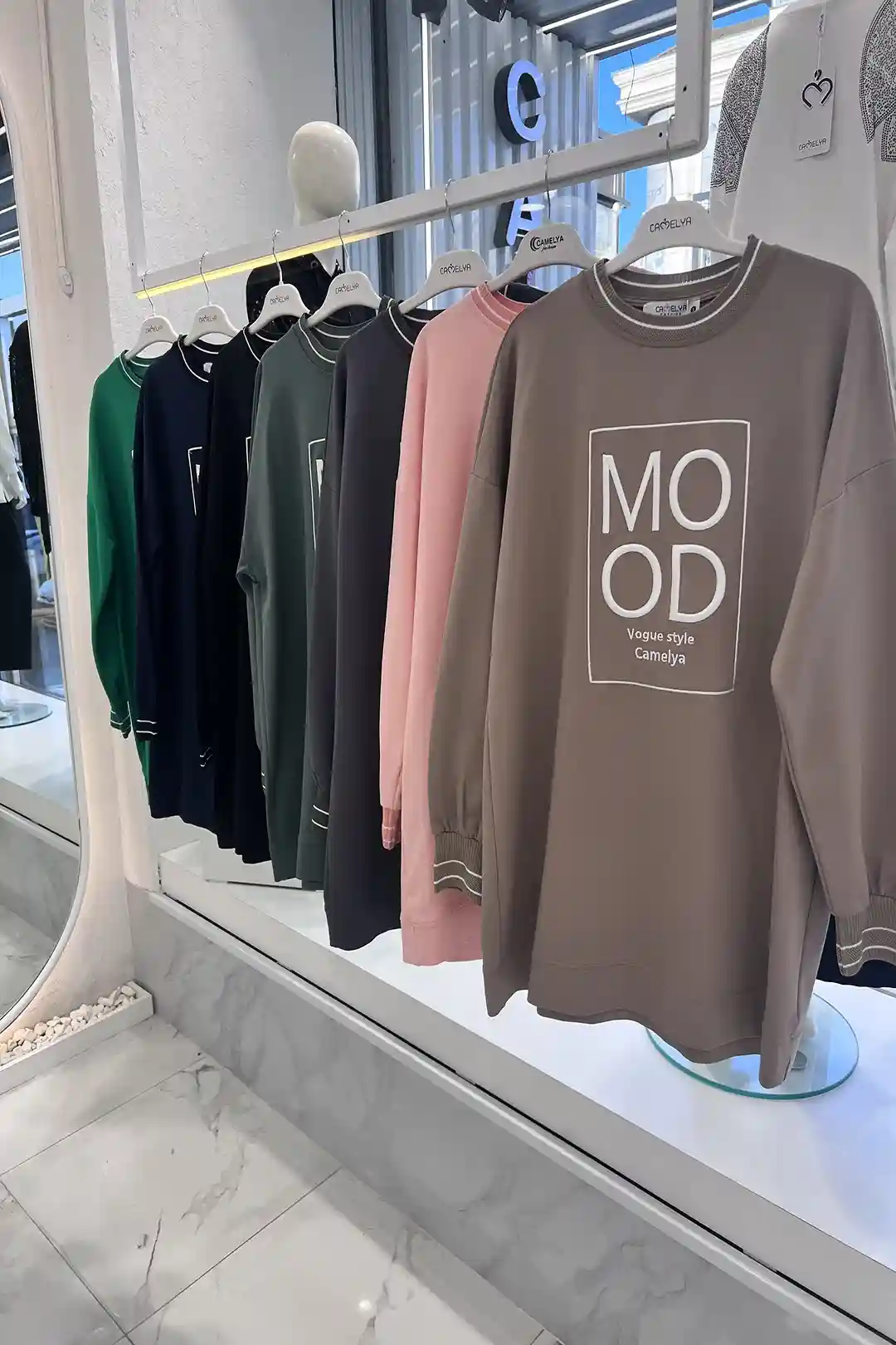 Оптовая продажа двухниточной ткани с подробным текстом Туника - 5246