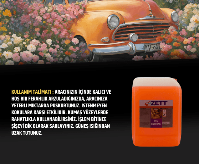 Oto Parfümü - Kavun & Mango (5 Litre)