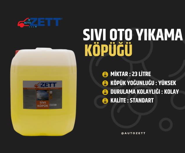 Sıvı Oto Yıkama Köpüğü 23 Litre