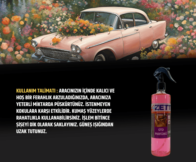 Oto Parfümü - Sakız (400 ml)