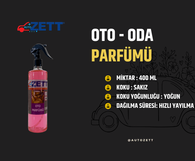 Oto Parfümü - Sakız (400 ml)