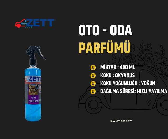 Oto Parfümü - Okyanus (400 ml)