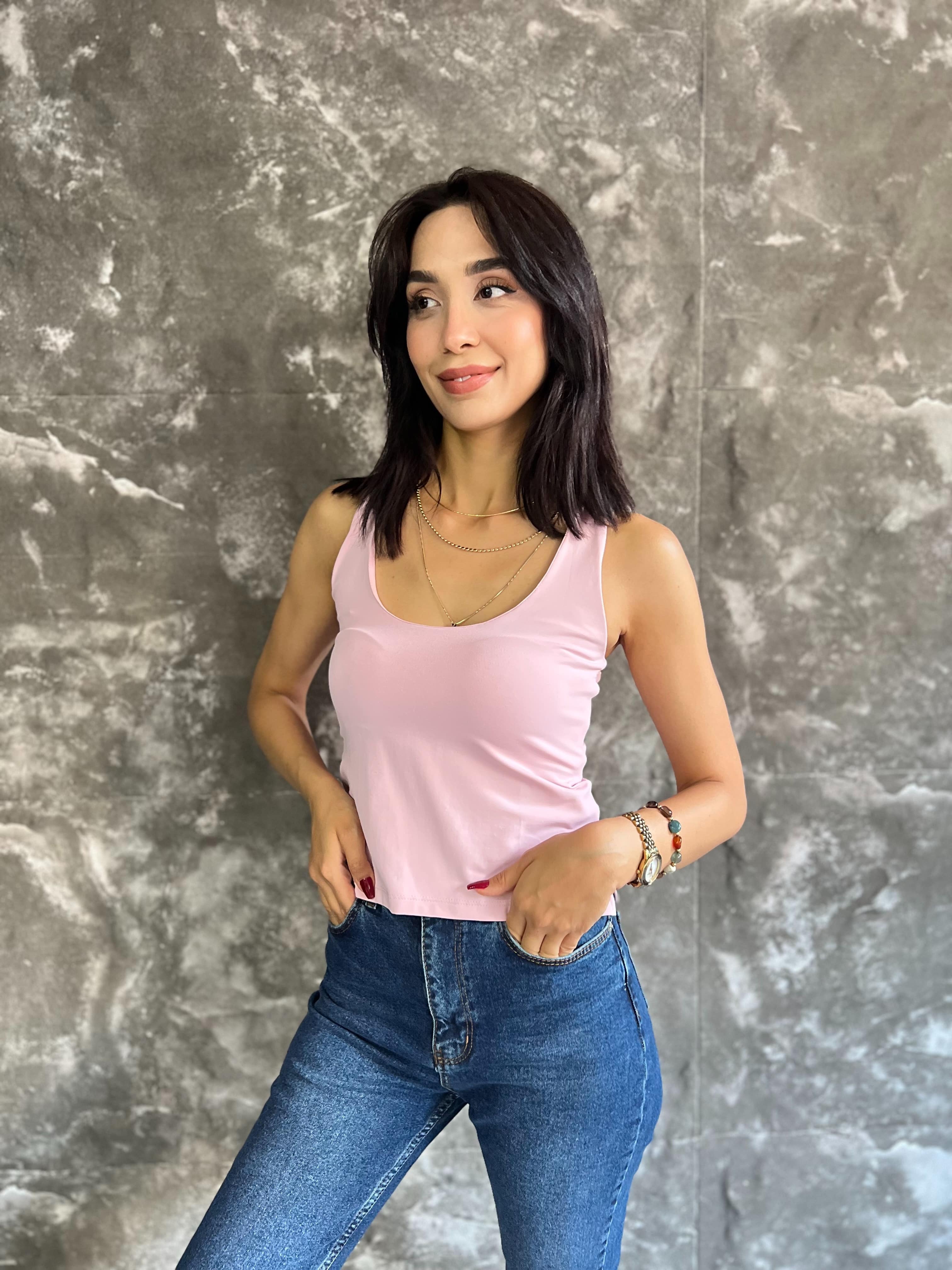 DİLVİN PREMIUM BOYUNDAN GEÇMELİ BLUZ 