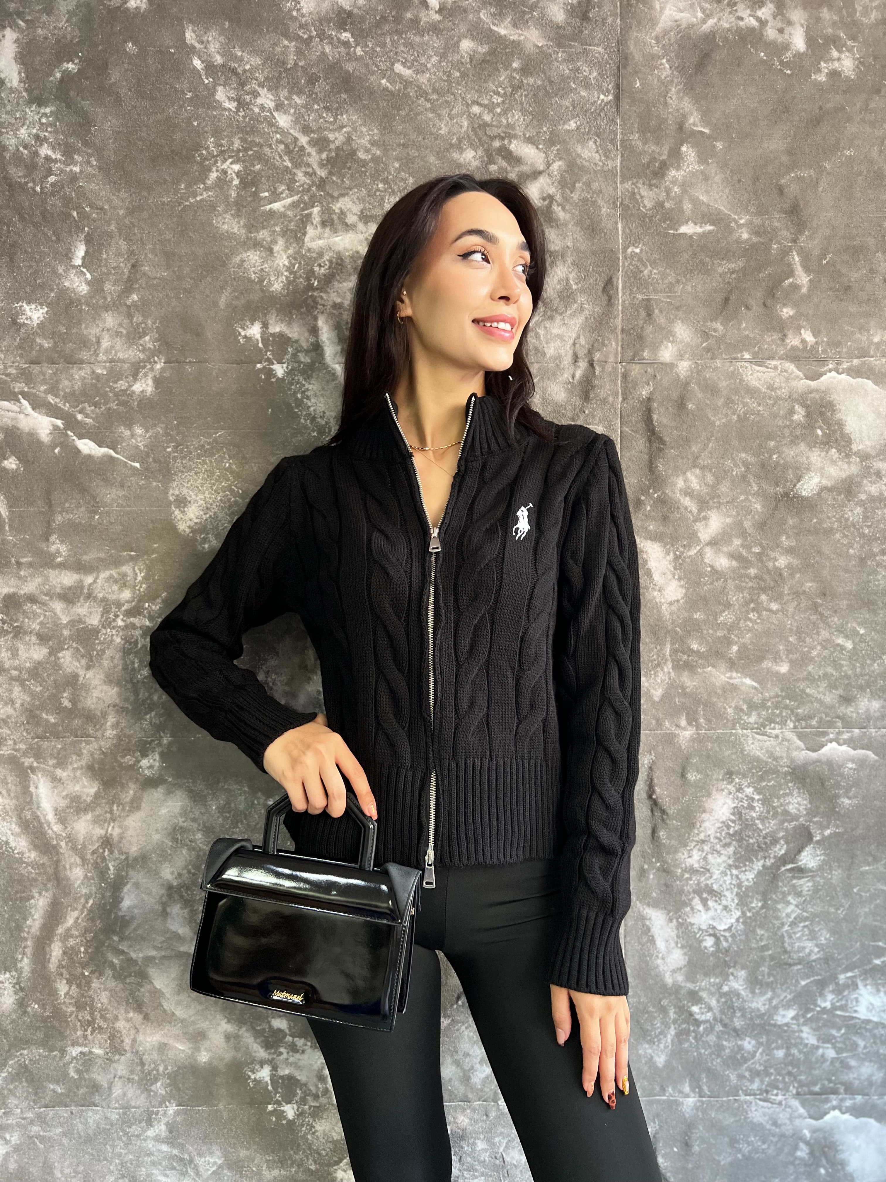 POLİNA PREMIUM FERMUARLI TRİKO HIRKA