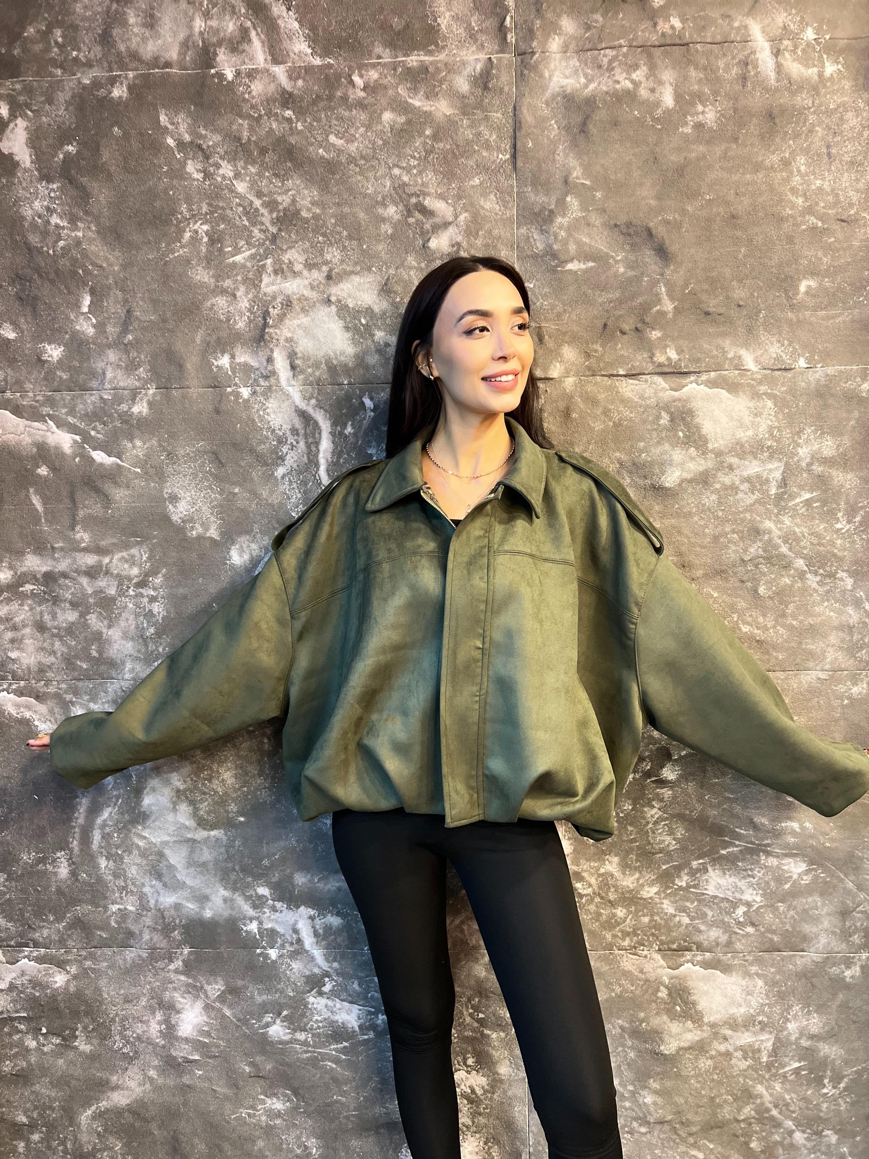 NOX PREMİUM OVERSİZE SÜET MONT