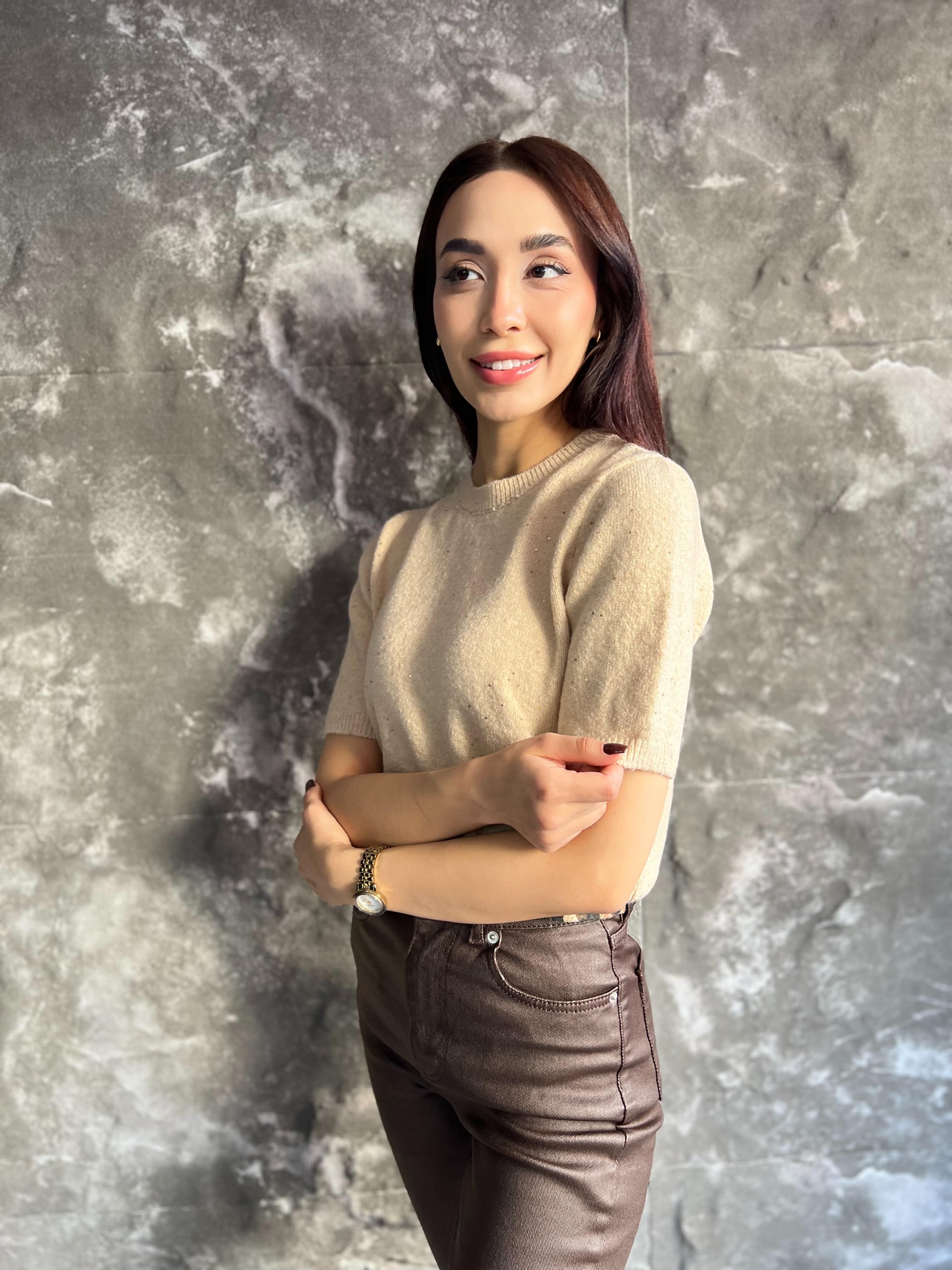 DİLVİN IŞILTILI YUMOŞ KAZAK