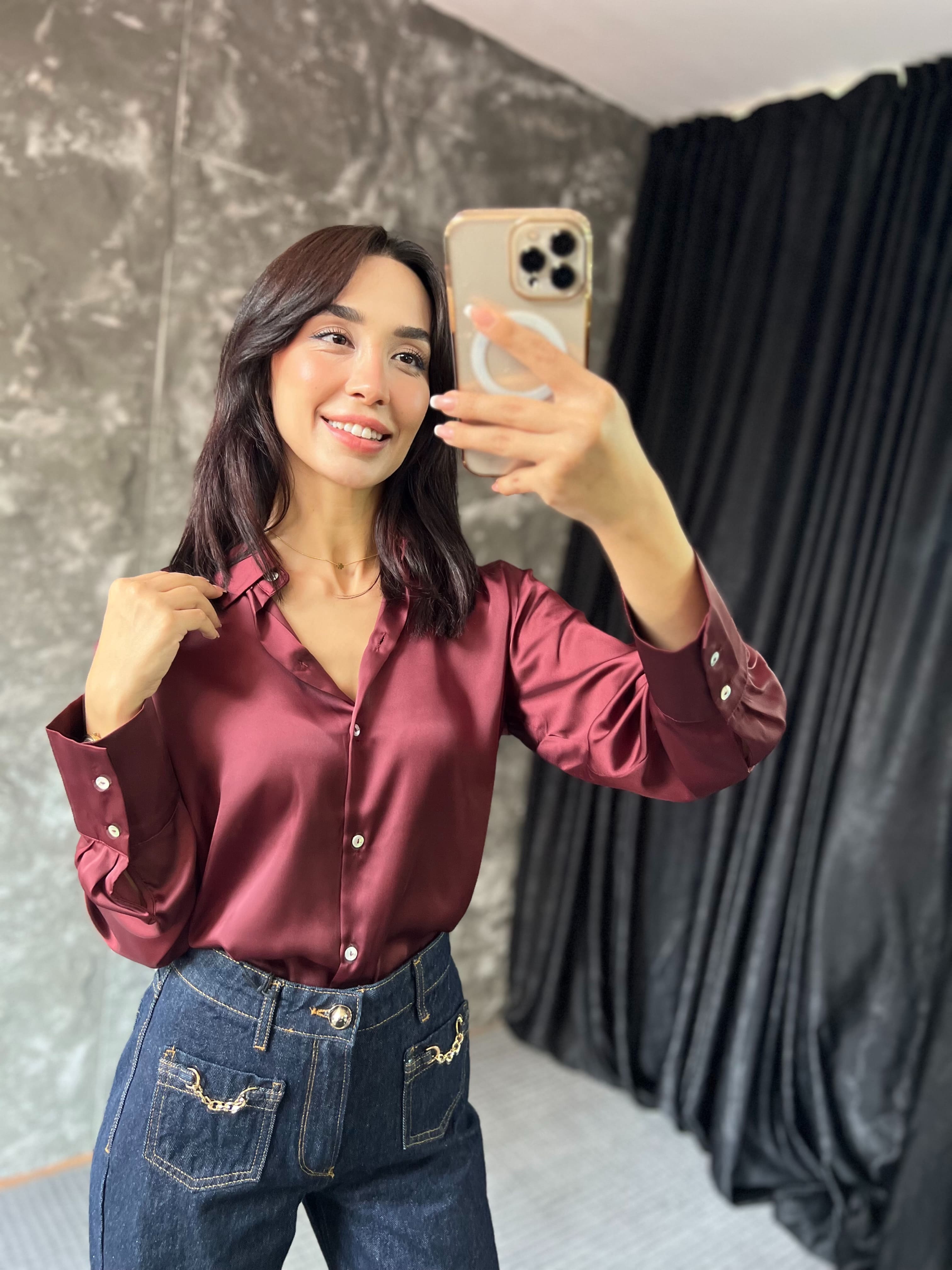 BONİTA PREMIUM İPEK SATEN GÖMLEK