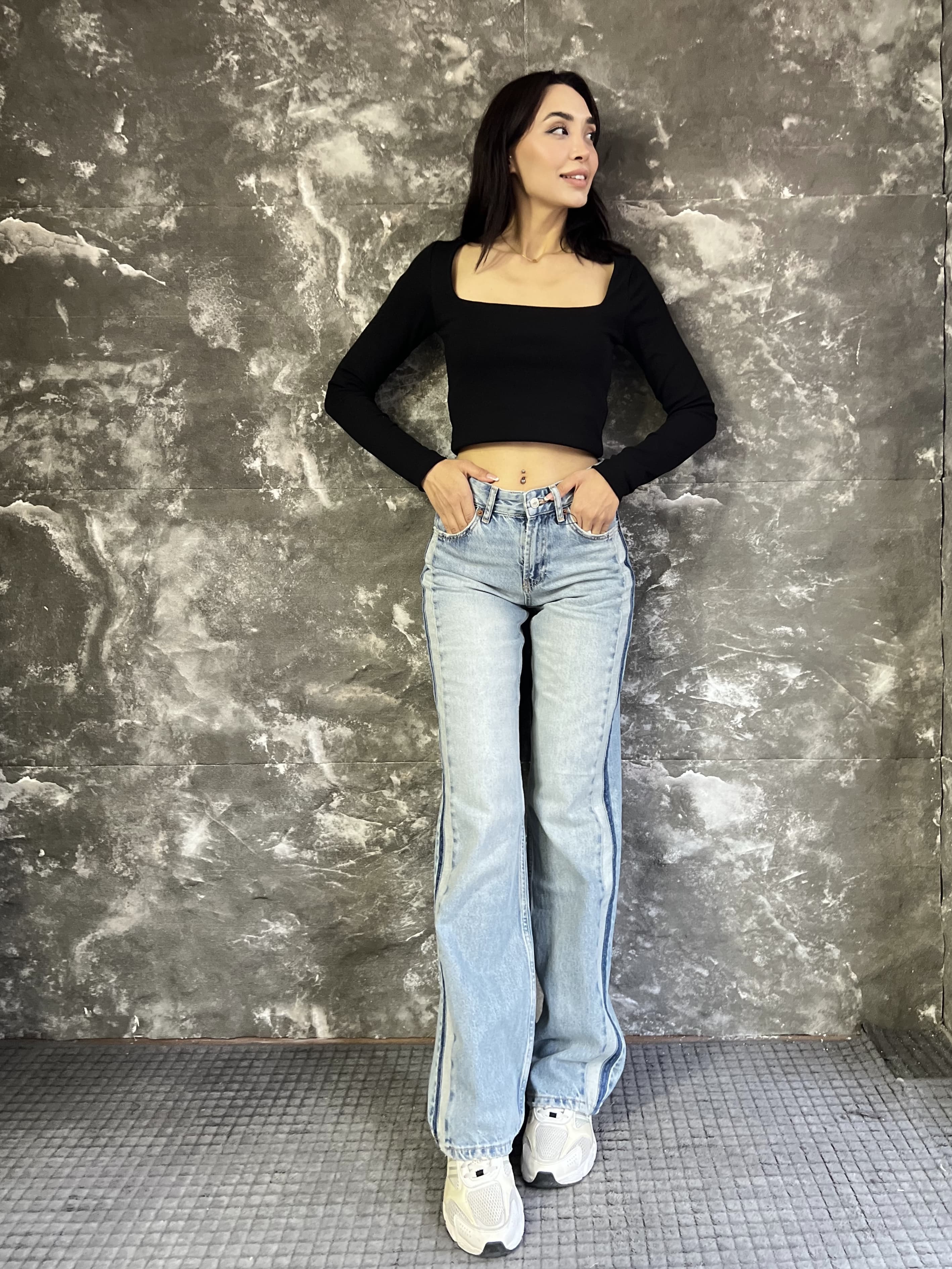 ZRA YANI ŞERİT DETAY PREMIUM JEAN