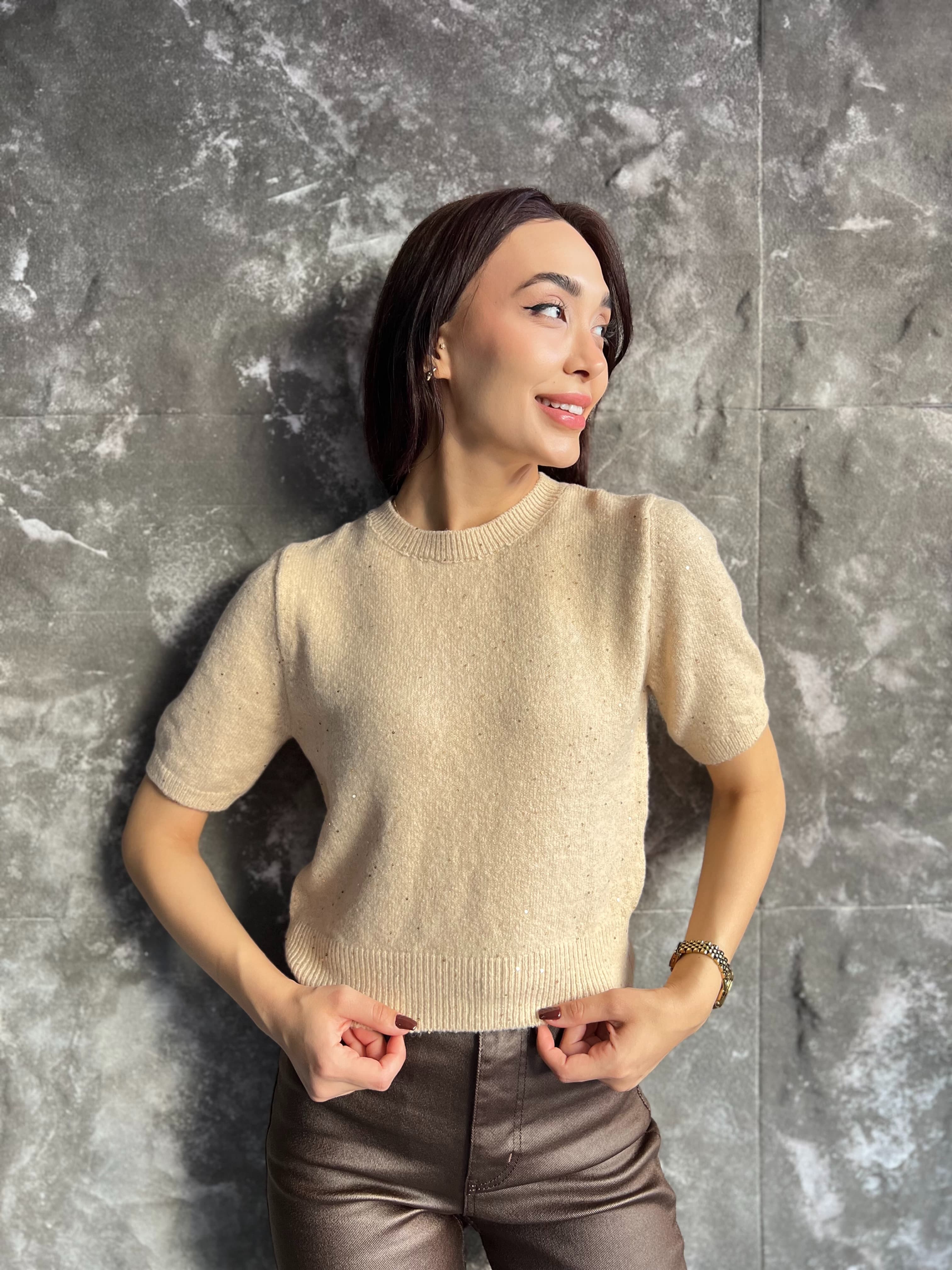 DİLVİN IŞILTILI YUMOŞ KAZAK