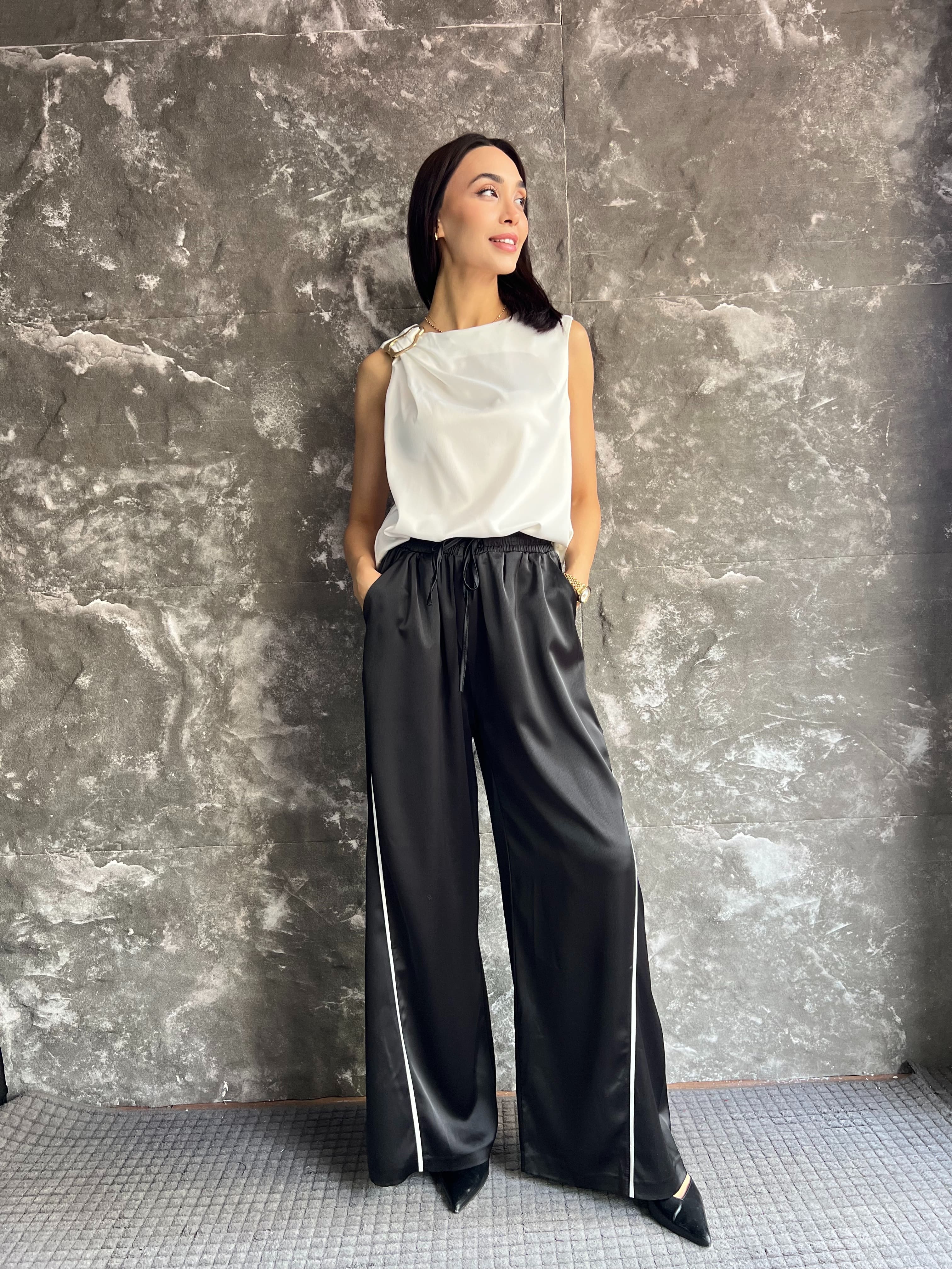 NİCA TASARIM İTHAL SATEN PANTOLON