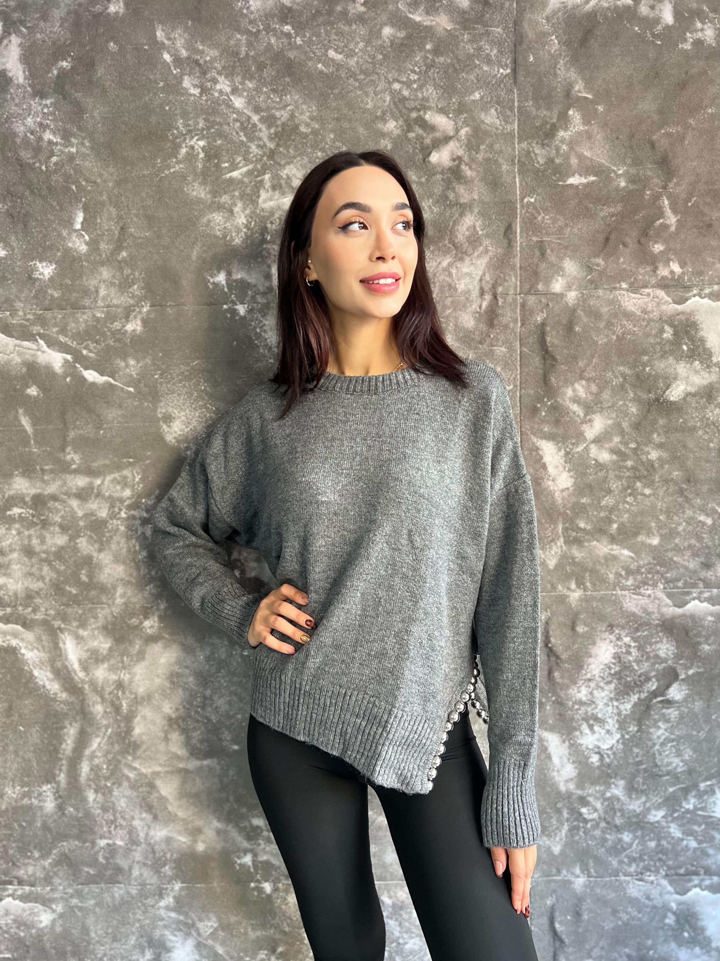 JENİLA TASARIM TRİKO KAZAK 