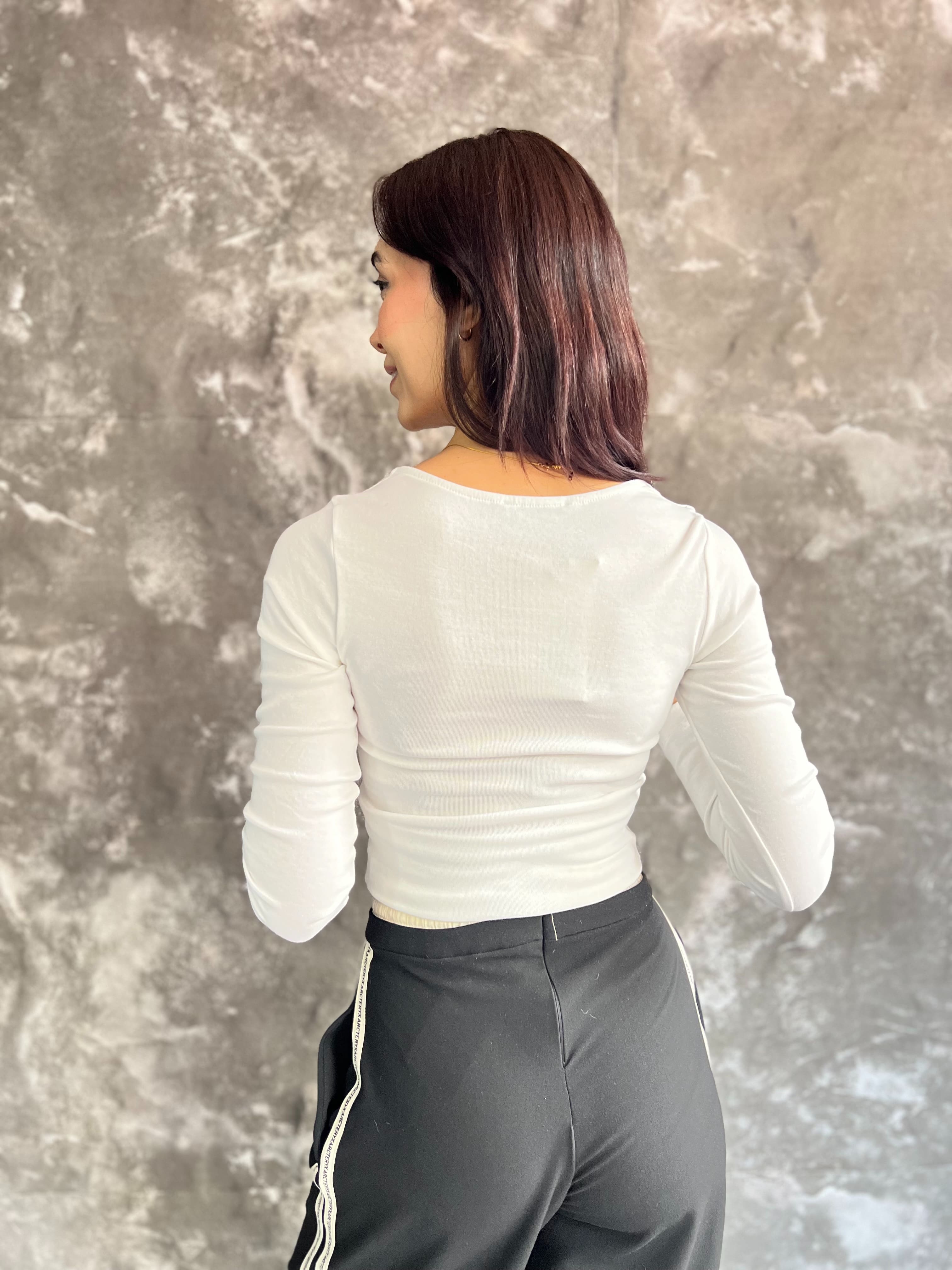 LİNERA KARE YAKA BLUZ