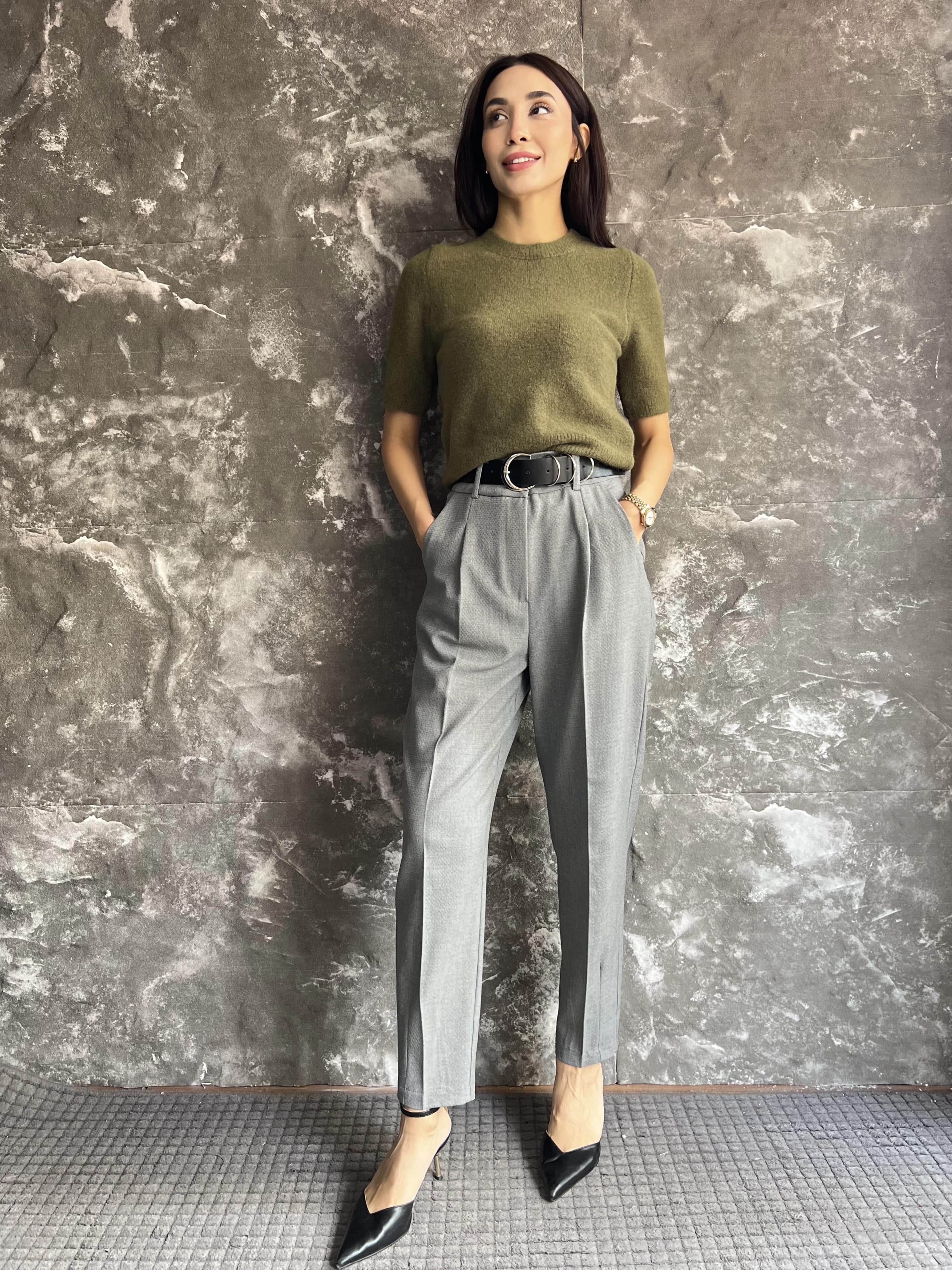 PERLİNA PREMIUM KEMERLİ PANTOLON