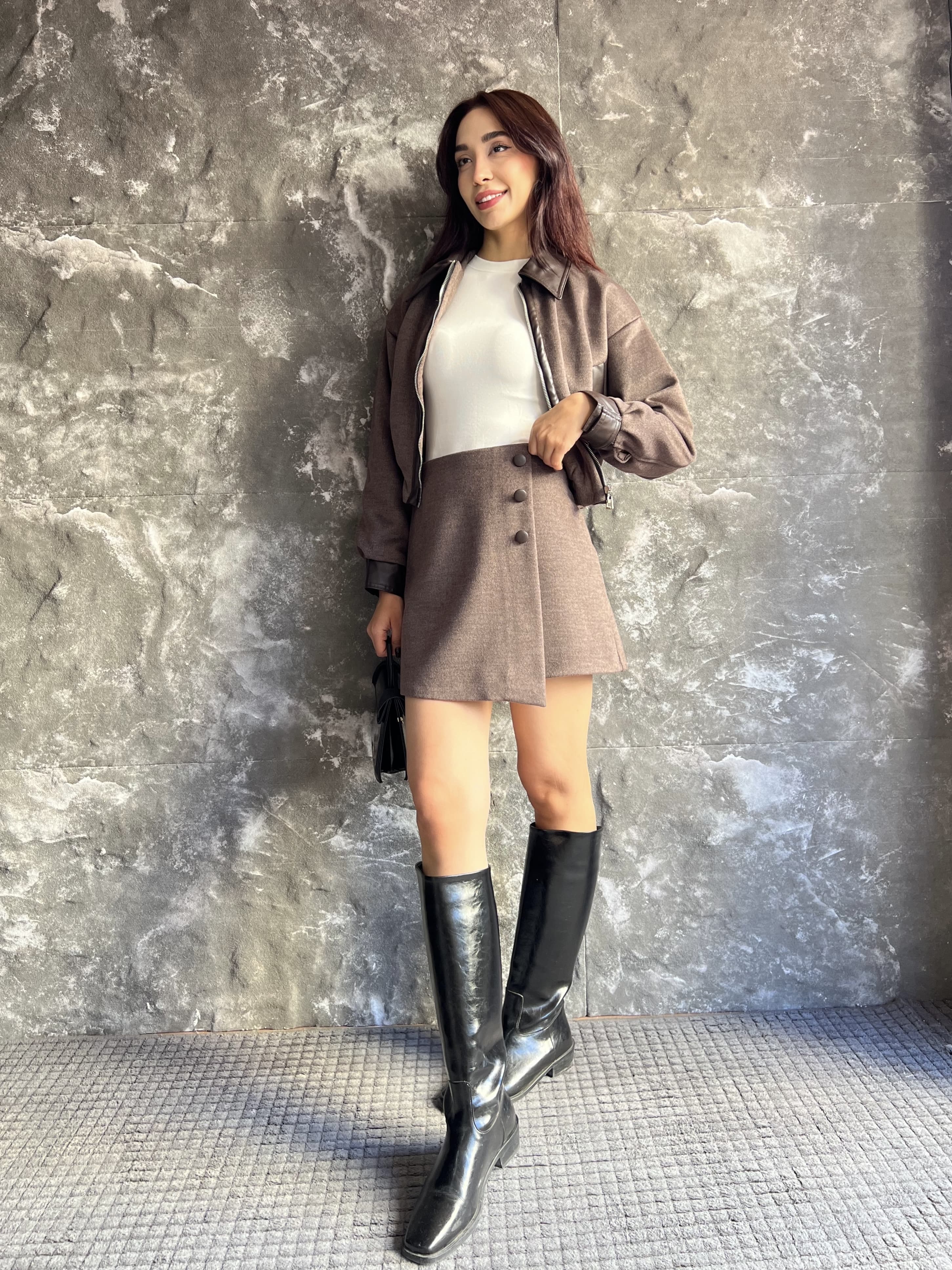 BELİNDA DERİ DETAY PREMIUM KAŞE TAKIM 