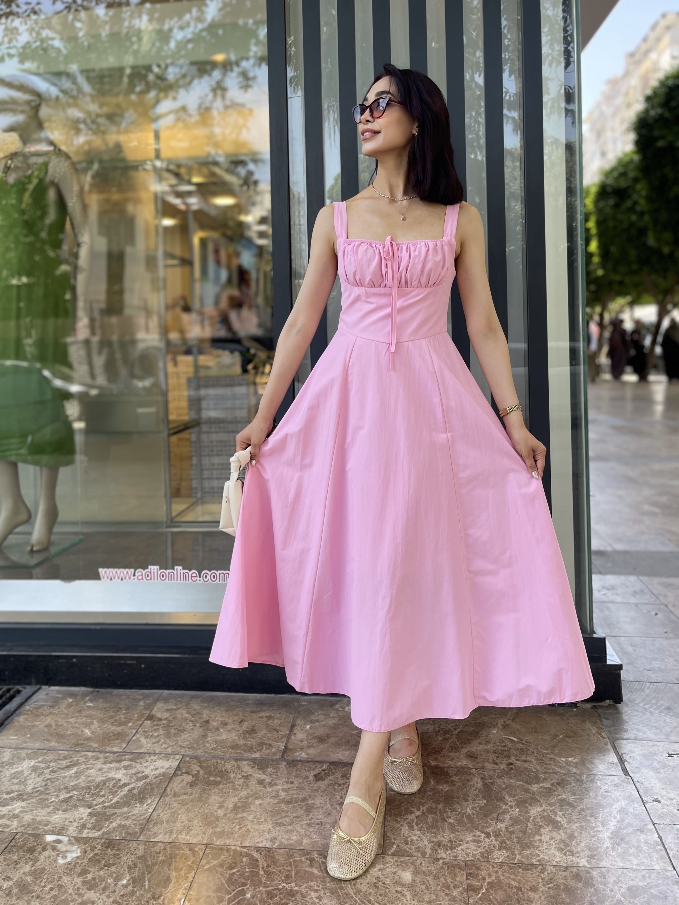 PRENSES KALIN ASKILI ELBİSE 