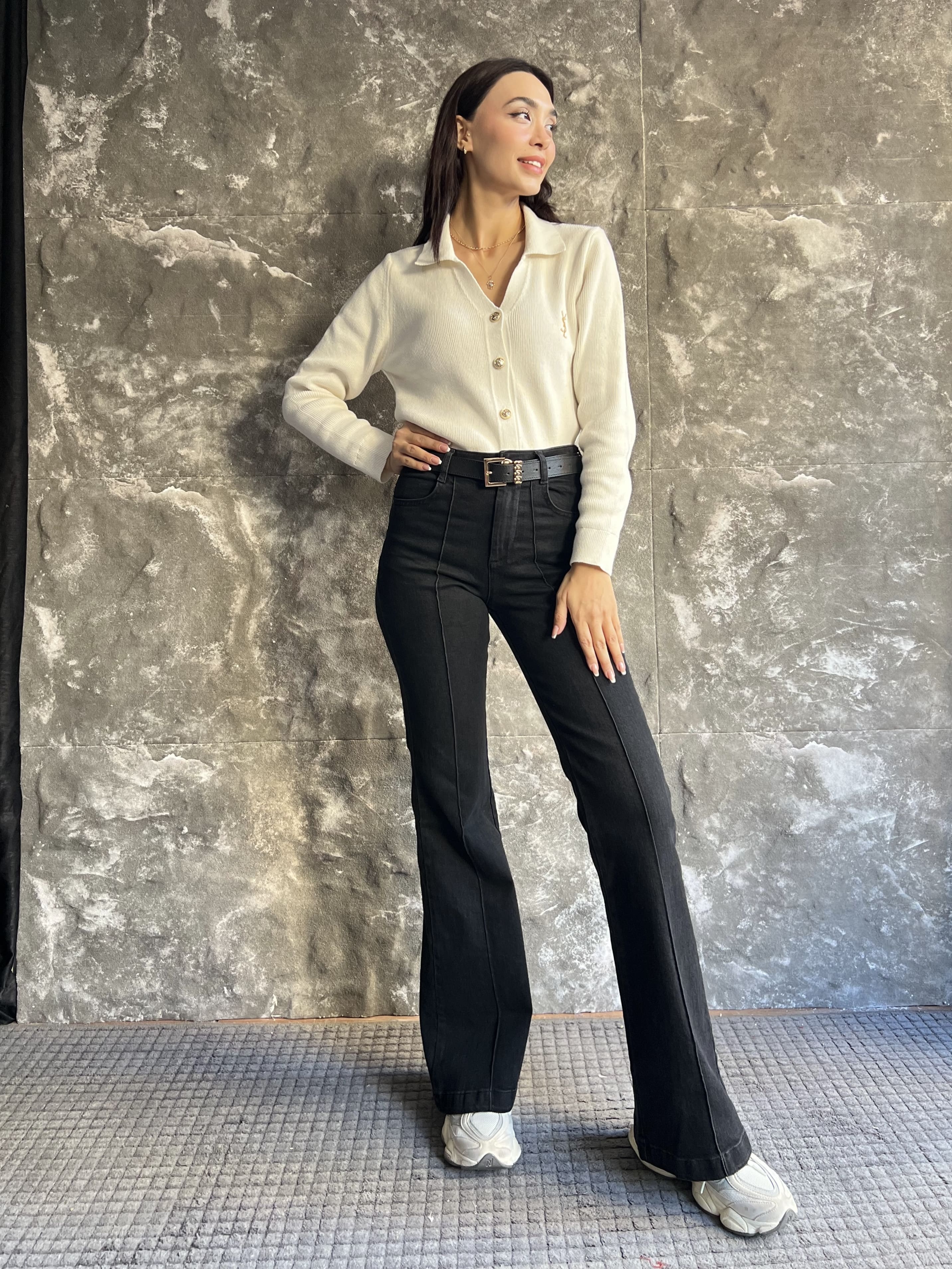 GELLO PREMIUM KEMERLİ JEAN