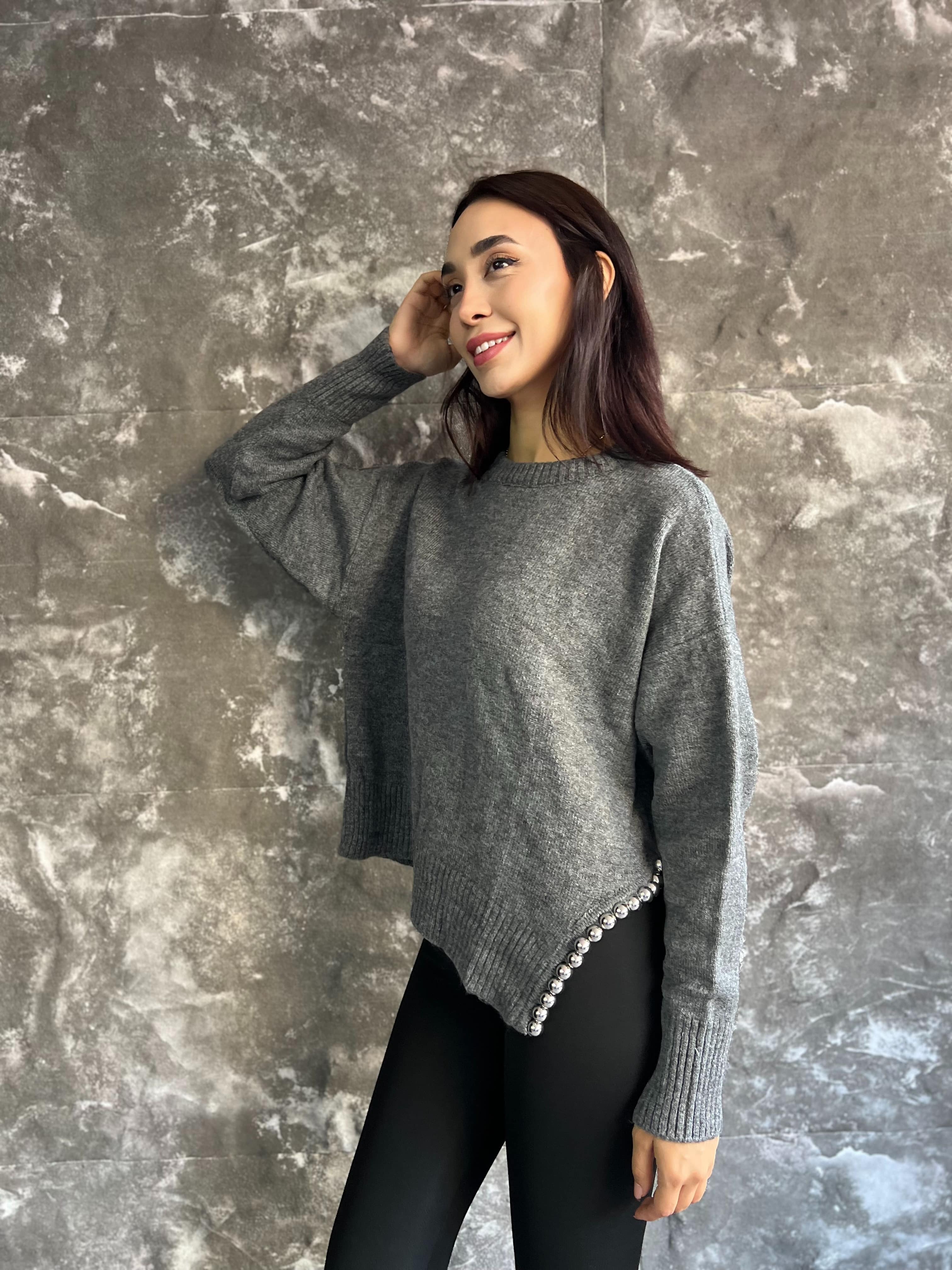 JENİLA TASARIM TRİKO KAZAK 