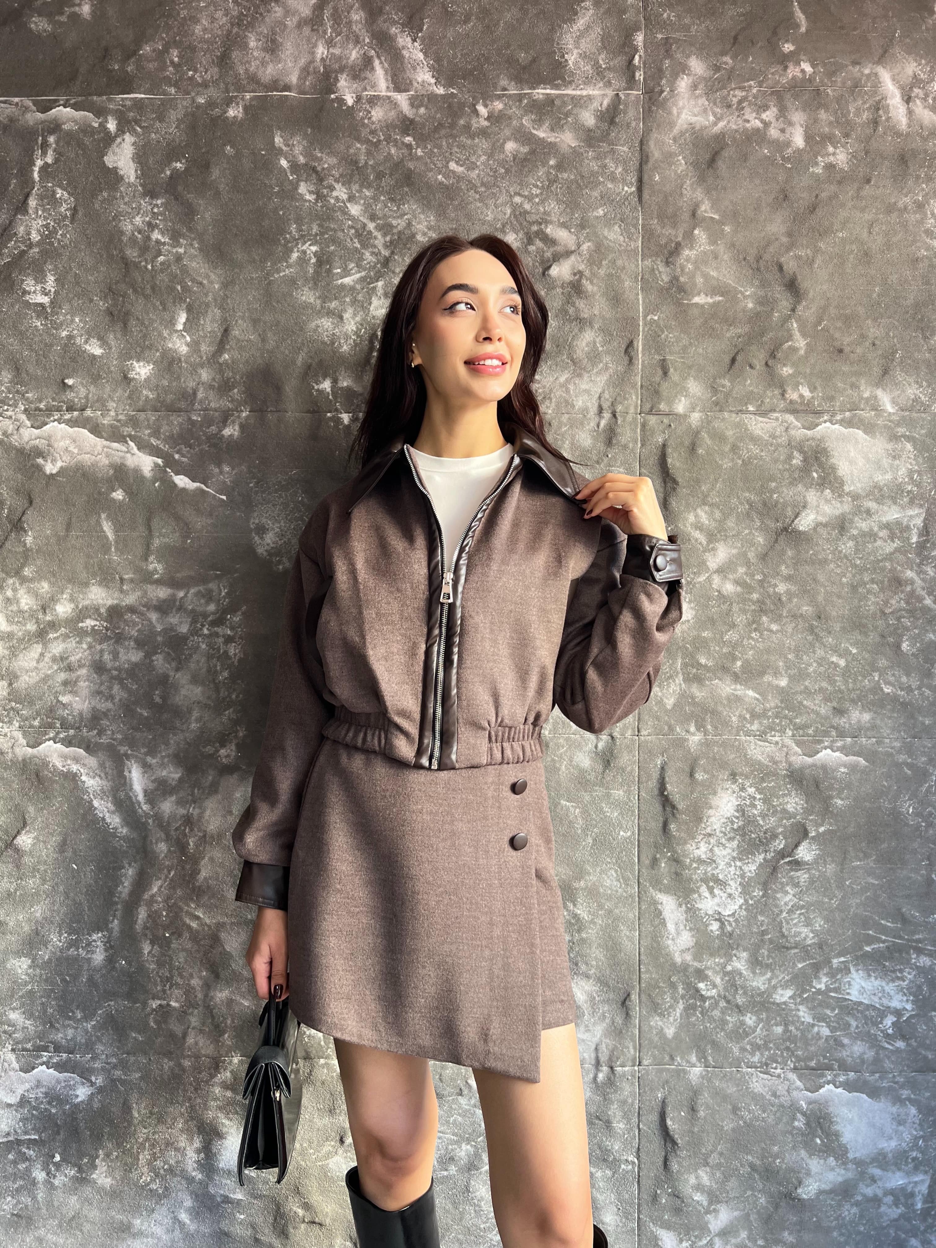 BELİNDA DERİ DETAY PREMIUM KAŞE TAKIM 