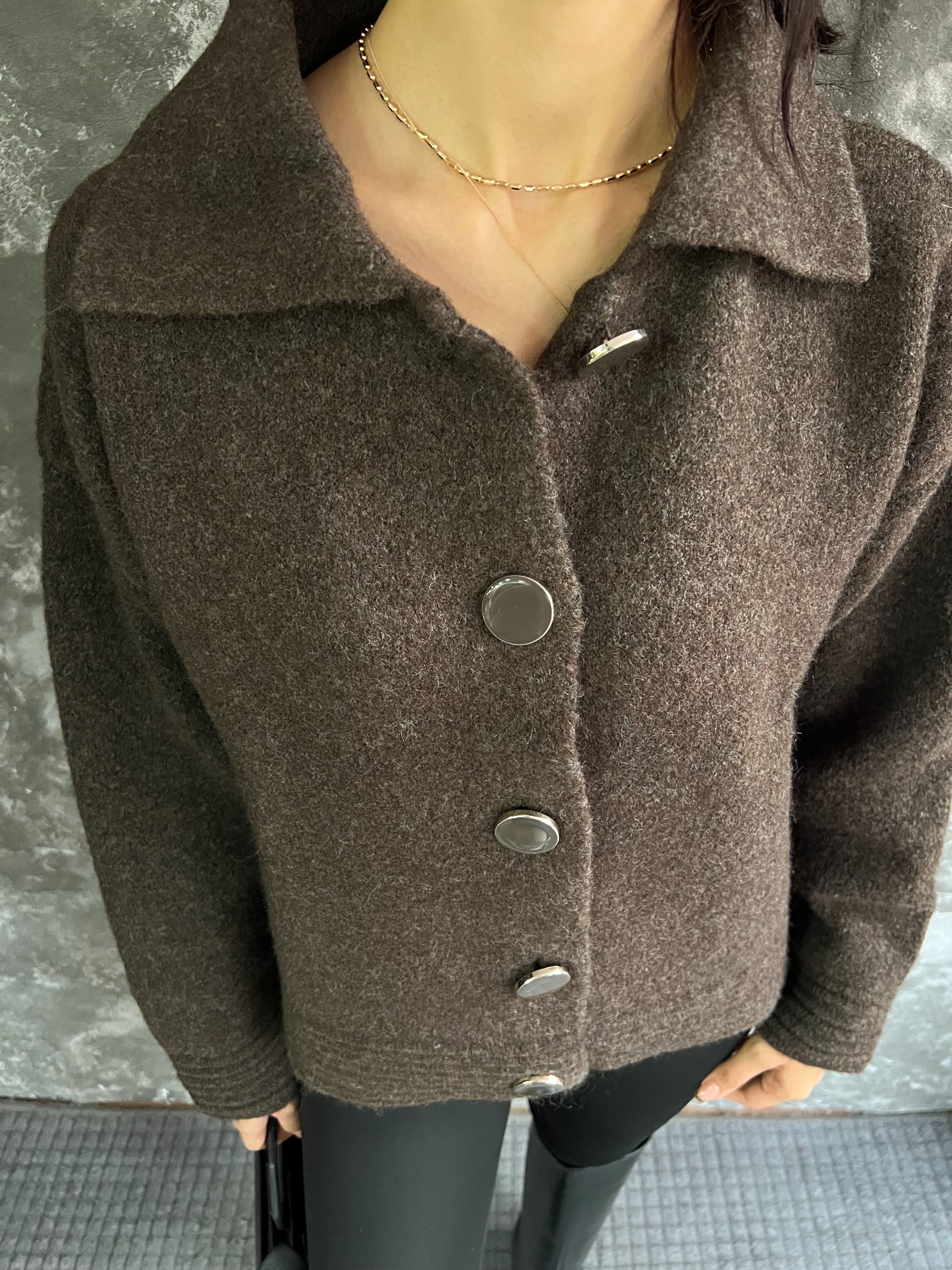 MELİNAZ  TASARIM DÜĞMELİ KAŞMİR HIRKA 