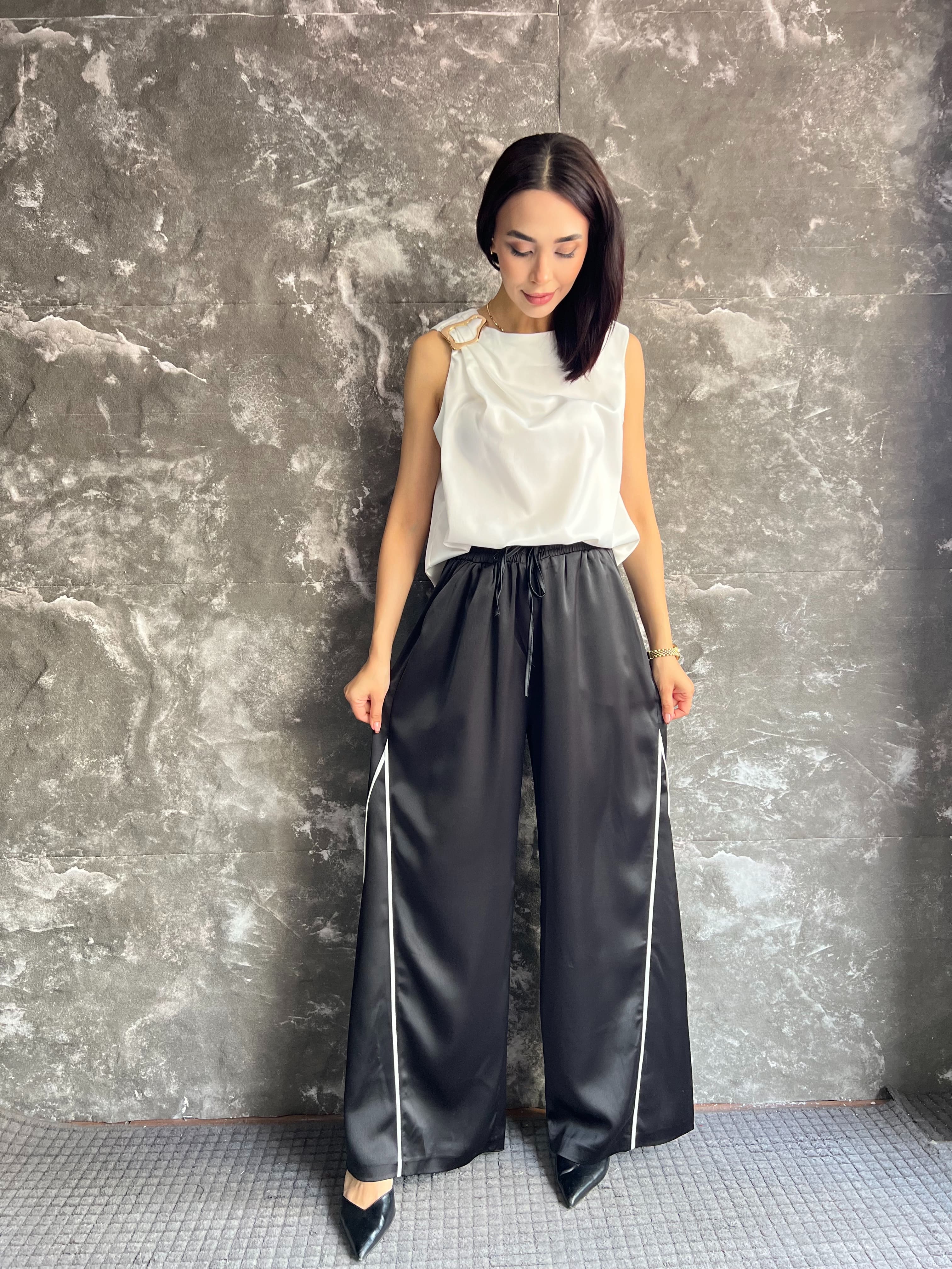 NİCA TASARIM İTHAL SATEN PANTOLON