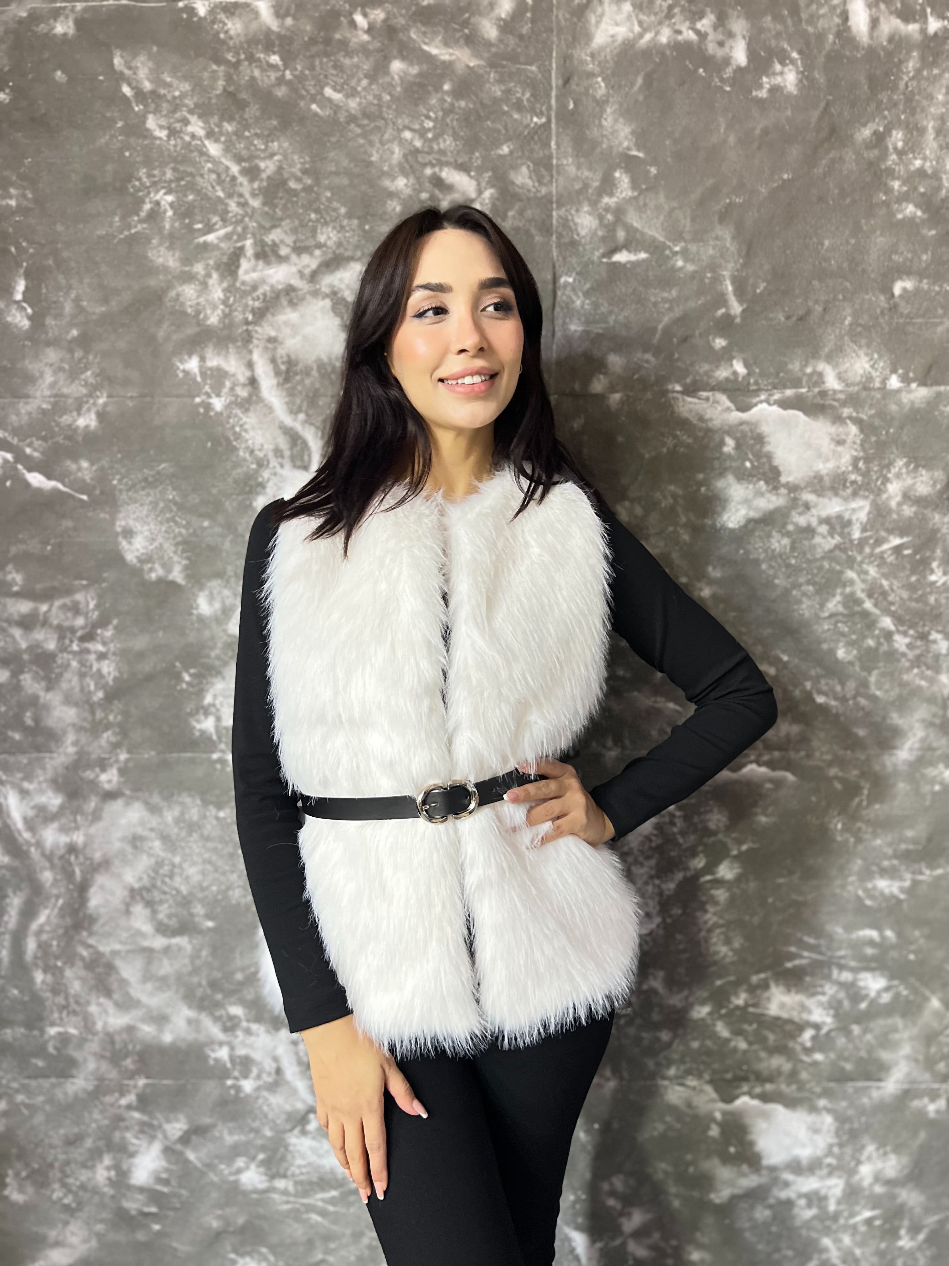 MSM PREMIUM KEMERLİ KÜRK YELEK