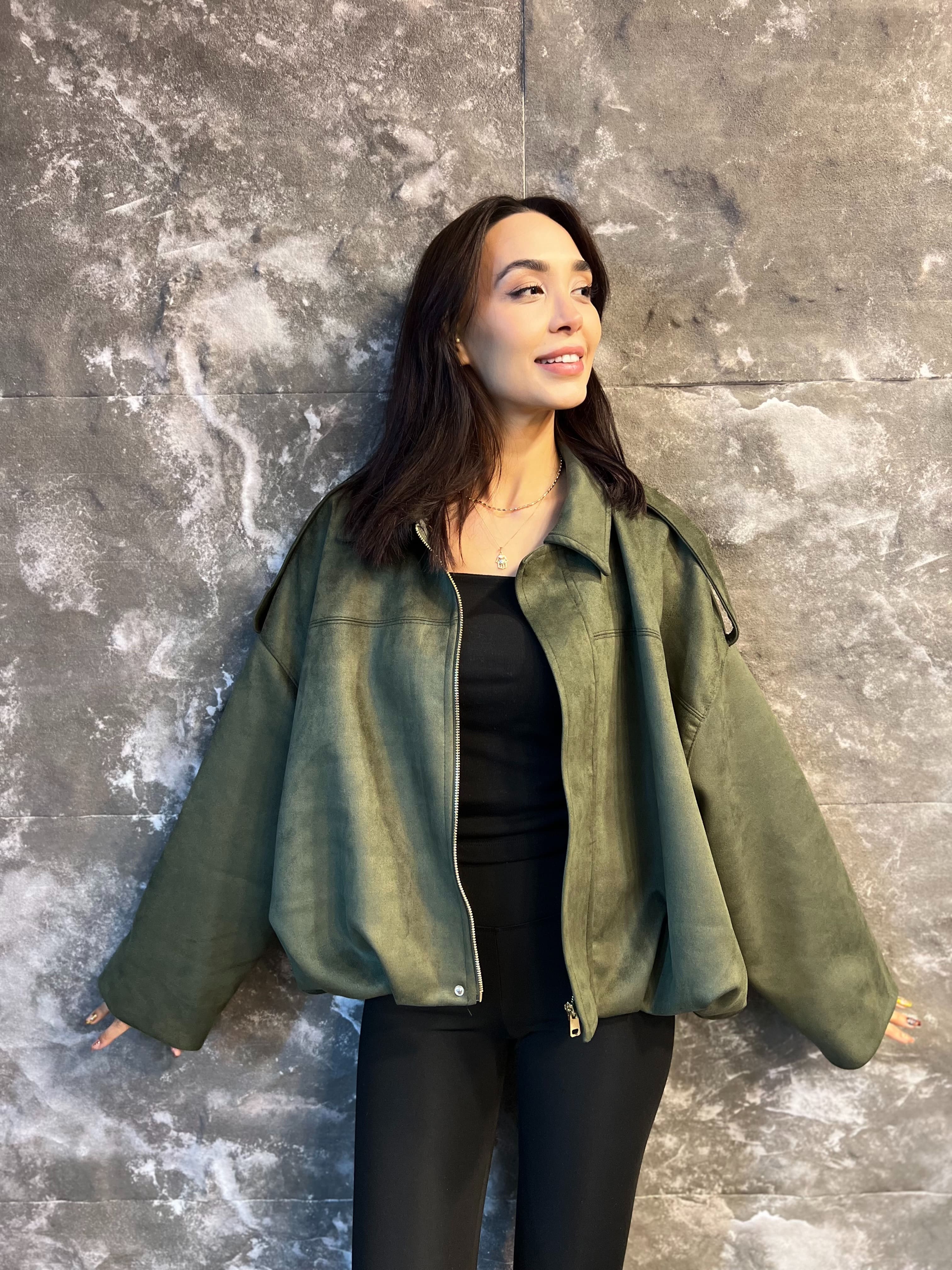 NOX PREMİUM OVERSİZE SÜET MONT