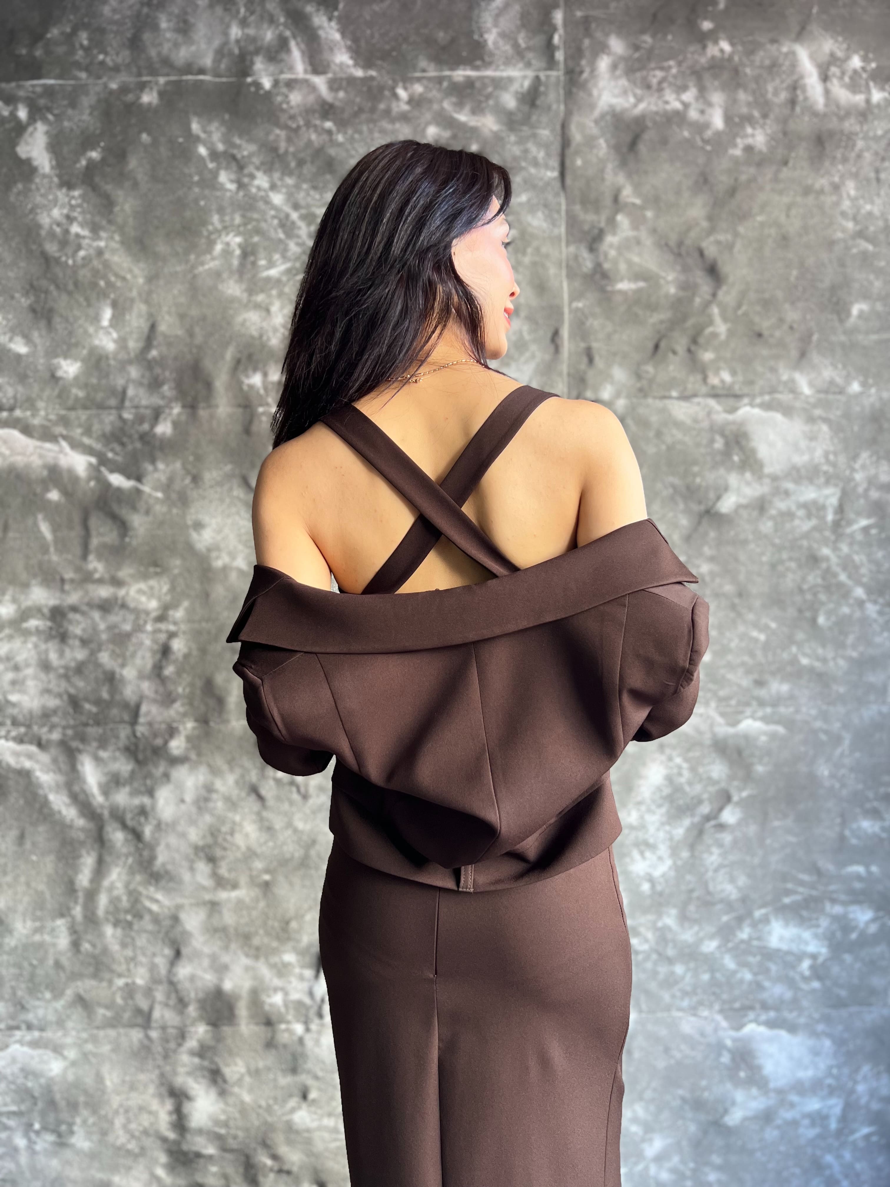 CALORİN TASARIM CEKET ELBİSE