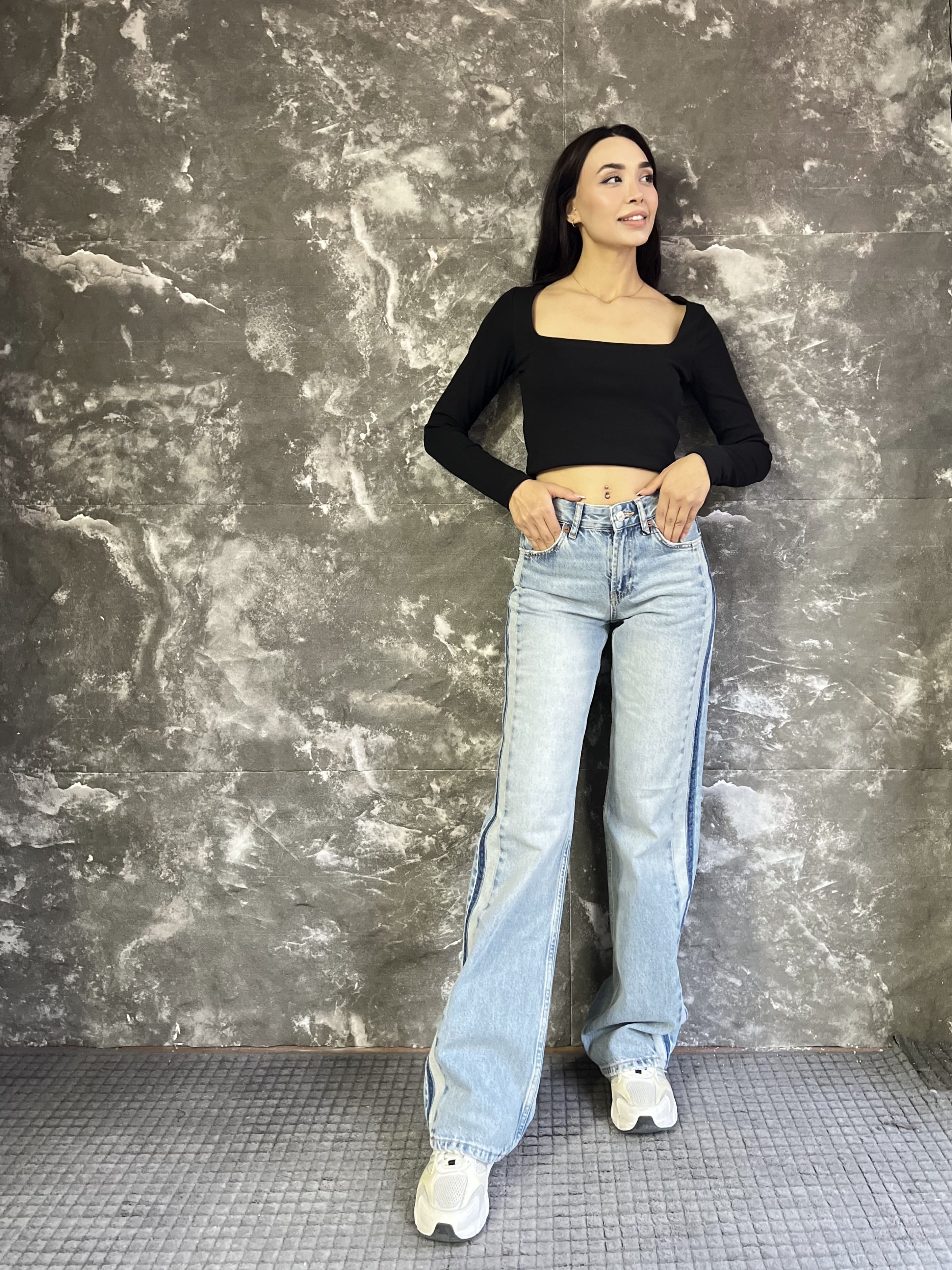 ZRA YANI ŞERİT DETAY PREMIUM JEAN