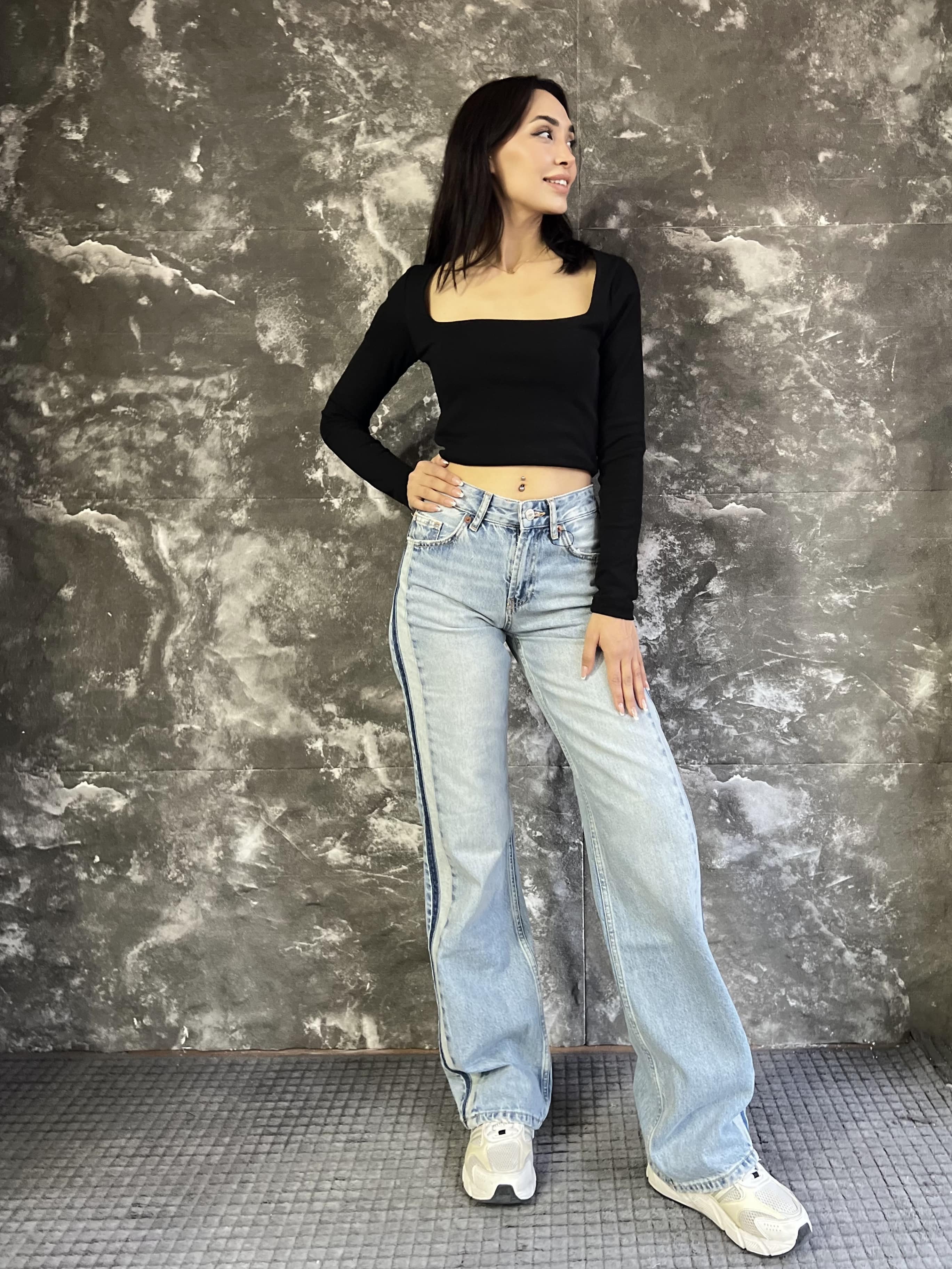 ZRA YANI ŞERİT DETAY PREMIUM JEAN