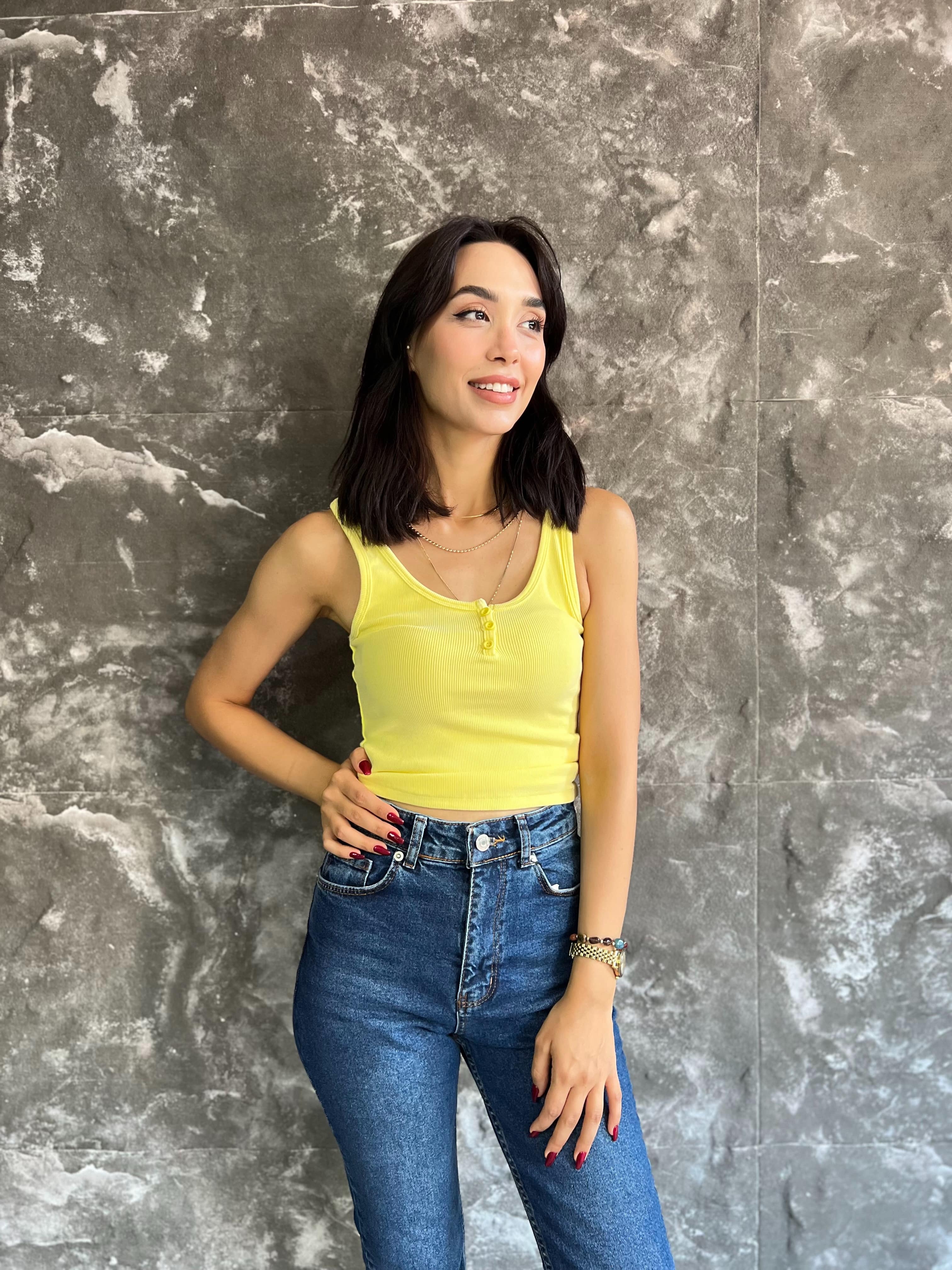 DİLVİN PREMIUM DÜĞMELİ BLUZ