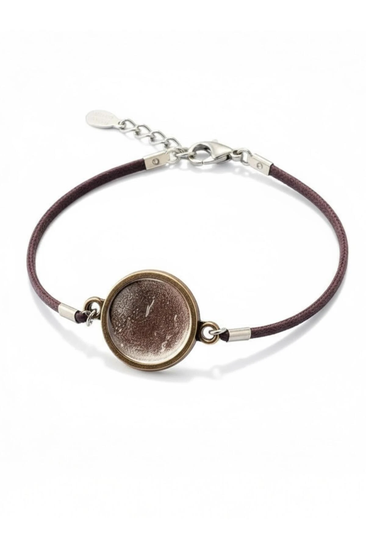 Kahverengi Düz Kordon Bileklik